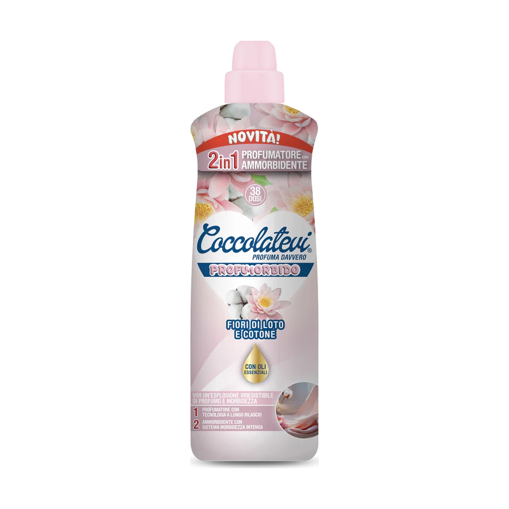 COCCOLATEVI AMMORBIDENTE 2IN1 FIORI DI LOTO E COTONE 760 ML