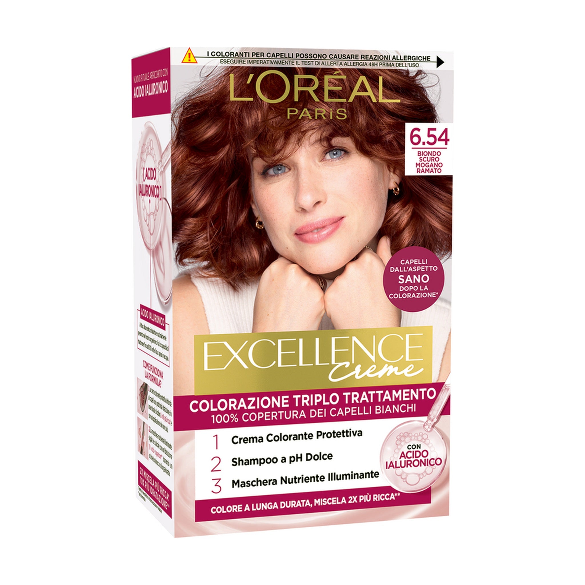 L'OREAL EXCELLENCE N.6.54 BIONDO SCURO MOGANO RAMATO