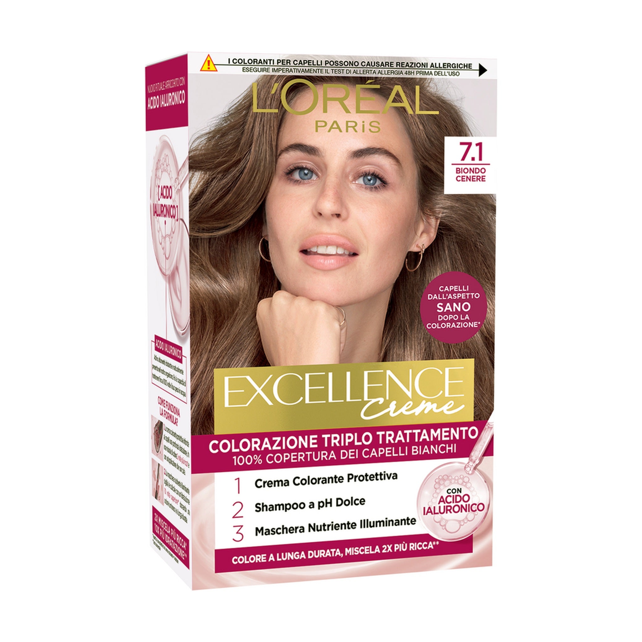 L'OREAL EXCELLENCE N.7.1 BIONDO CENERE