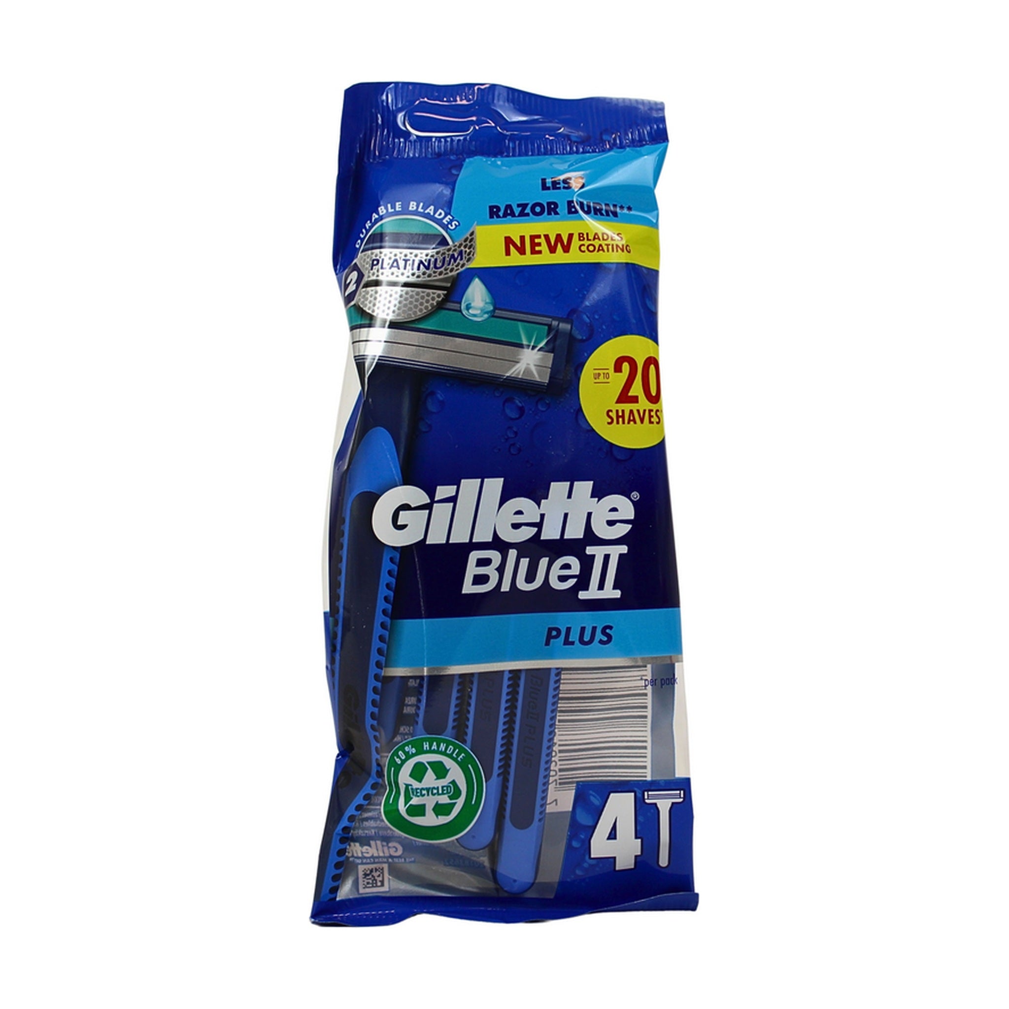 GILLETTE BLUE II PLUS RASOI BILAMA 4 PZ