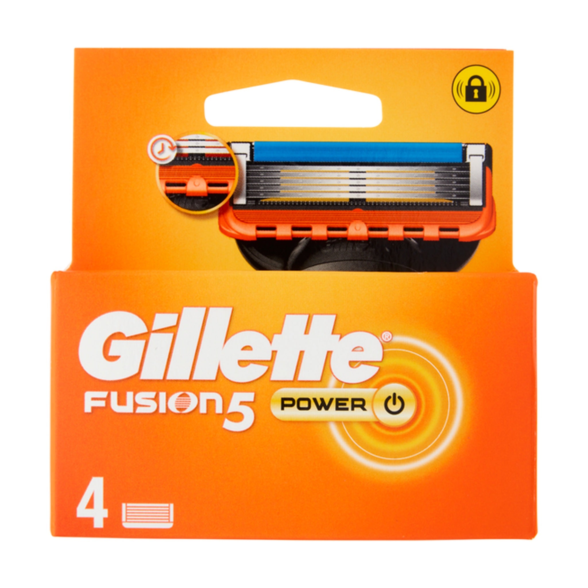 GILLETTE FUSION5 POWER LAMETTE DI RICAMBIO PER RASOIO 4 PZ