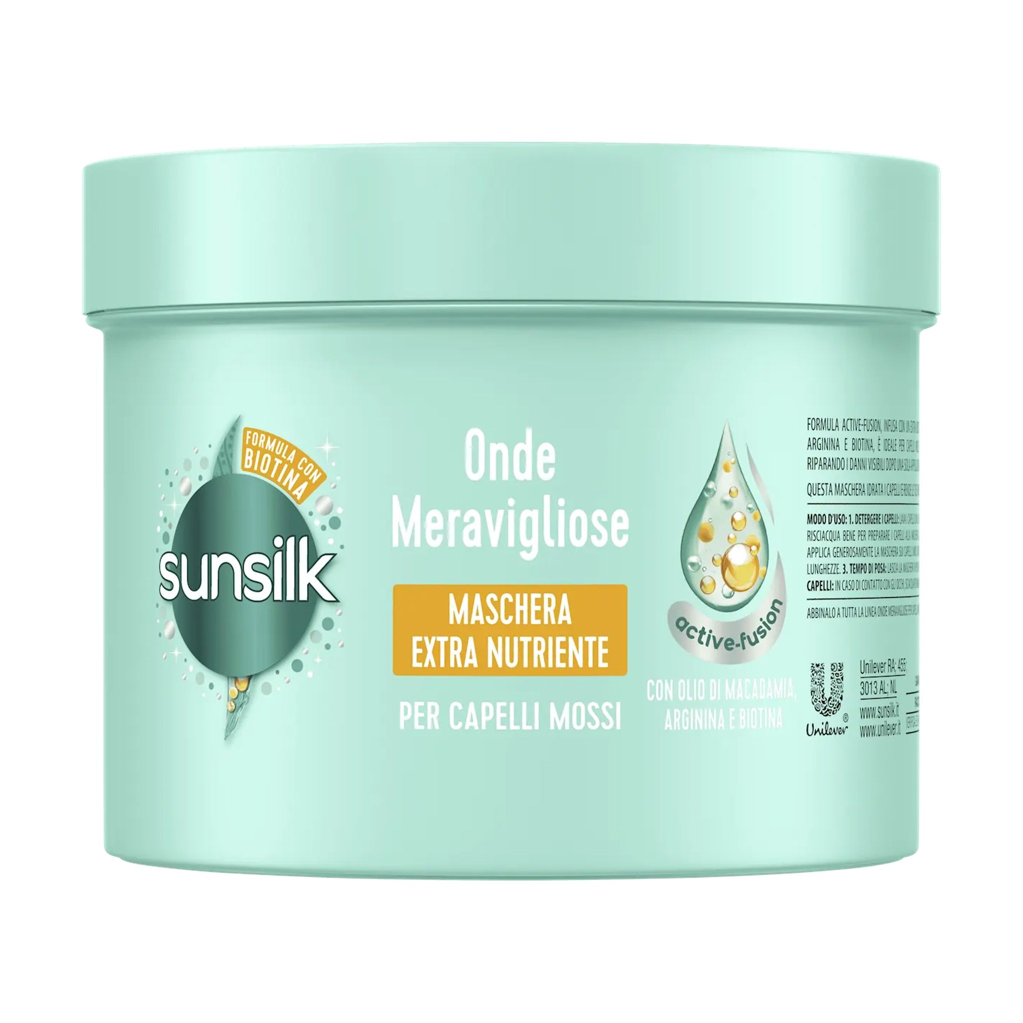 SUNSILK MASCHERA EXTRA NUTRIENTE ONDE MERAVIGLIOSE PER CAPELLI MOSSI 440 ML