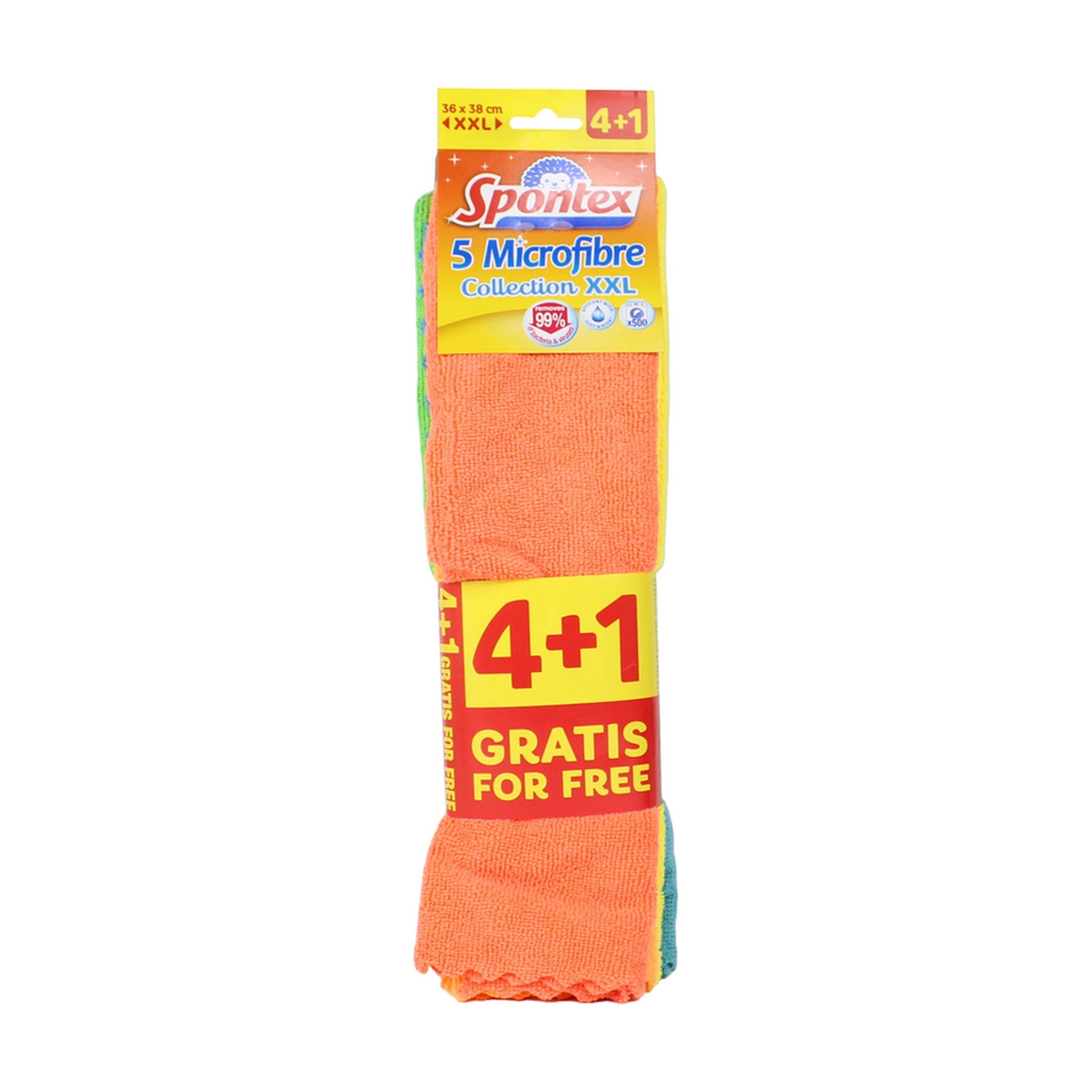 SPONTEX PANNI MICROFIBRA XXL MULTIUSO 5 PZ