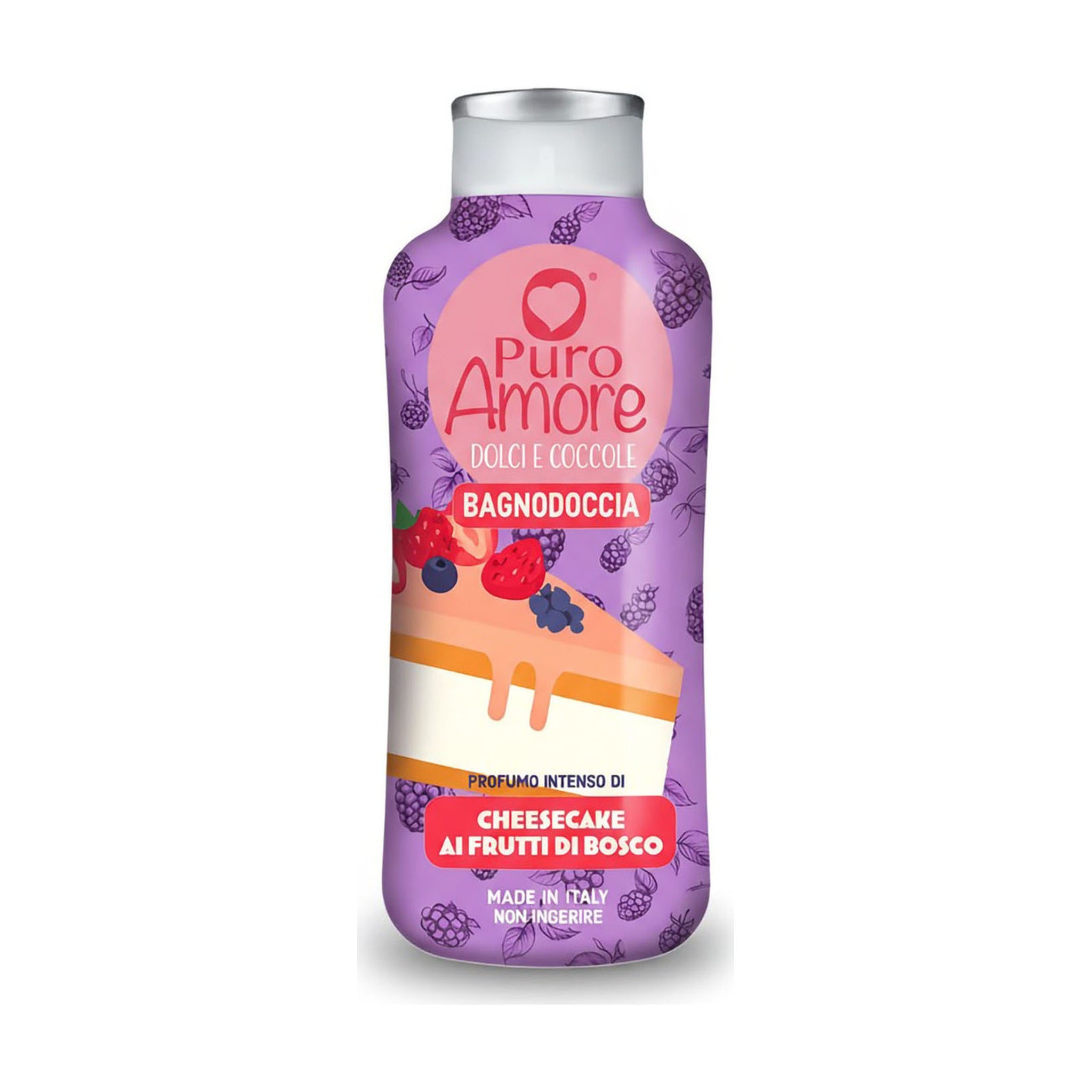 PURO AMORE BAGNOSCHIUMA CHEESECAKE AI FRUTTI DI BOSCO 650 ML