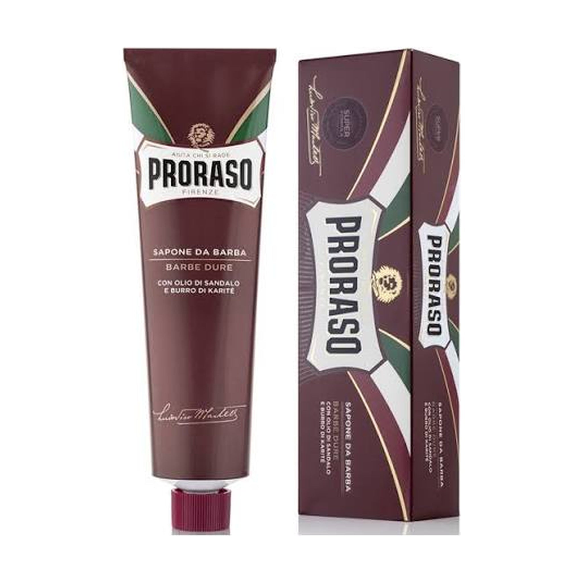 PRORASO SAPONE DA BARBA BARBE DURE TUBO 150 ML