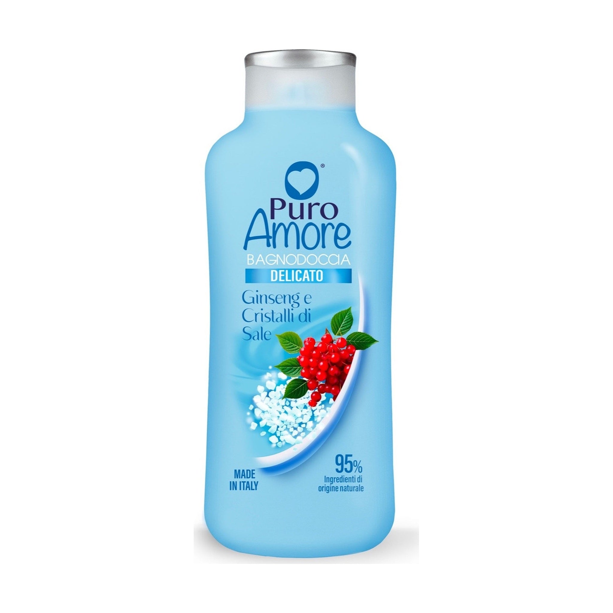 PURO AMORE BAGNODOCCIA GINSENG E SALE 650 ML