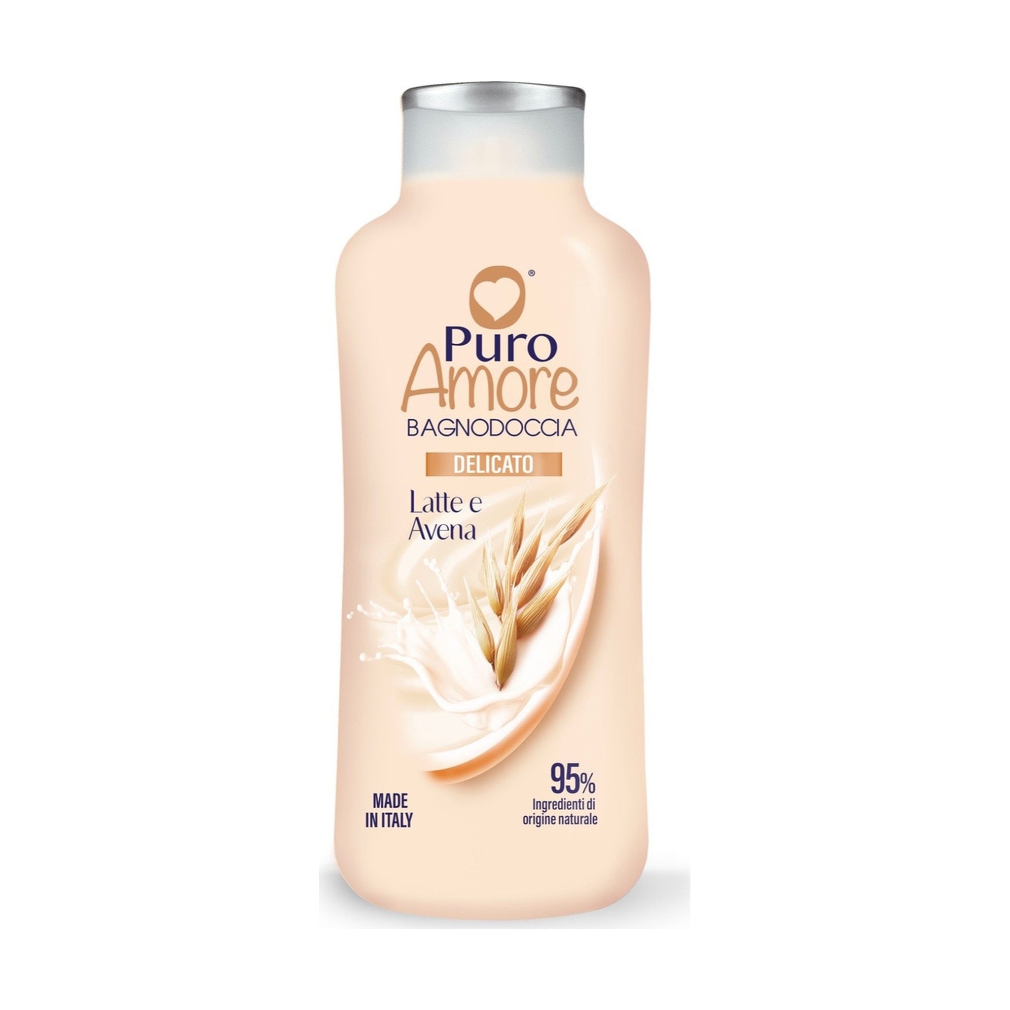 PURO AMORE BAGNODOCCIA LATTE E AVENA DELICATO 650 ML