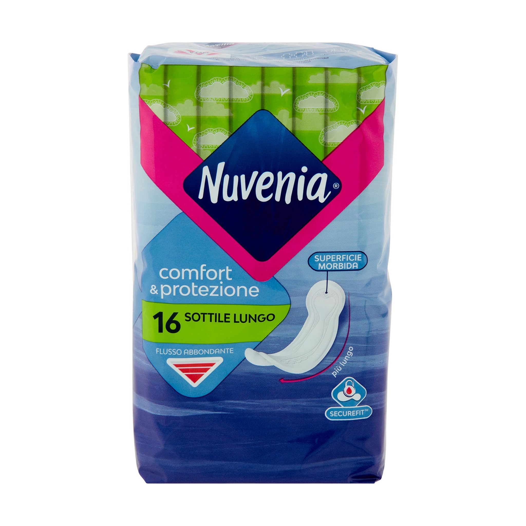 NUVENIA SOTTILE LUNGO FLUSSO ABBONDANTE 16 PZ
