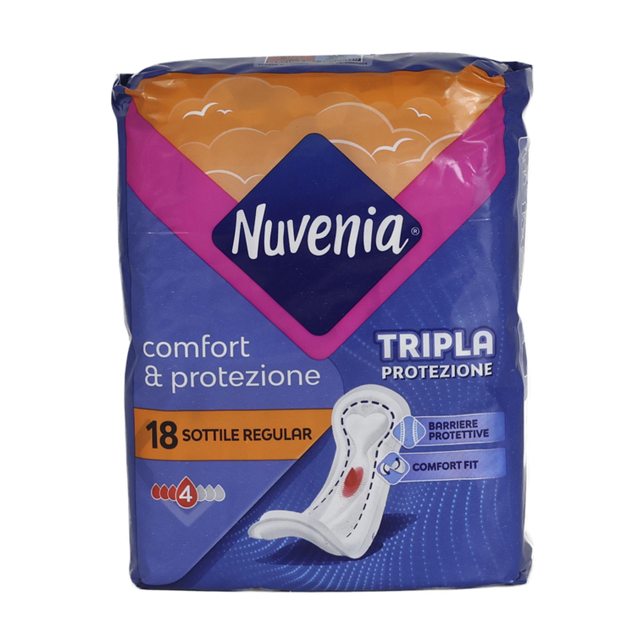 NUVENIA SOTTILE FLUSSO NORMALE 18 PZ