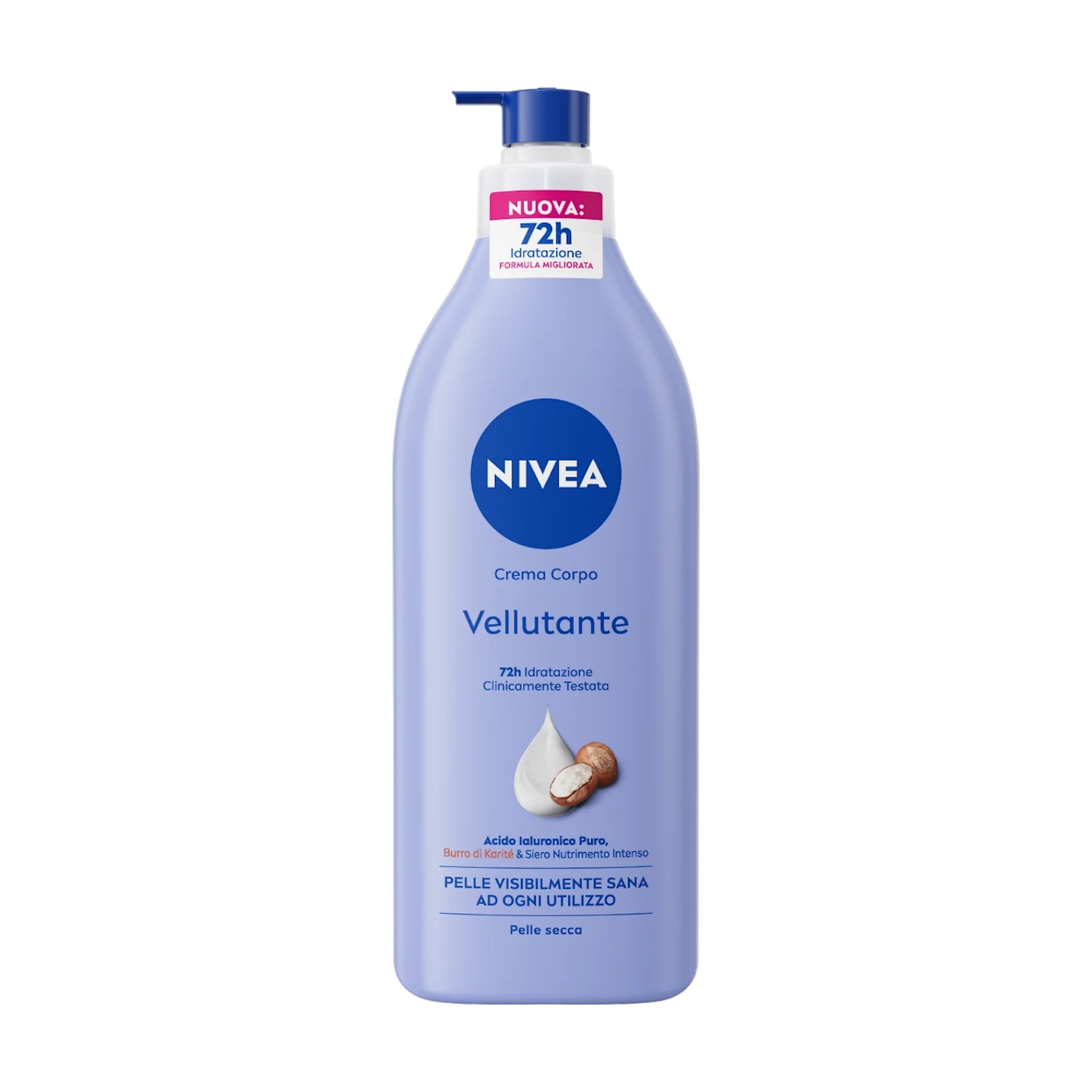 NIVEA BODY FLUIDA PUMP VELLUTANTE PELLE SECCA 500 ML