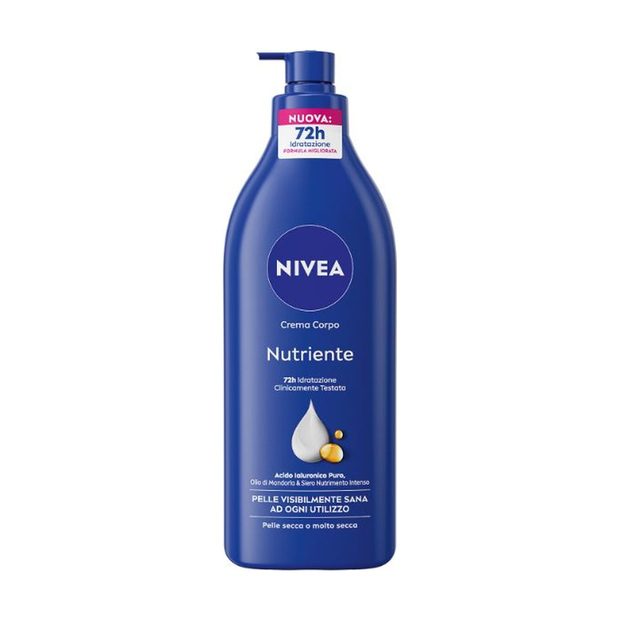 NIVEA BODY FLUIDA PUMP NUTRIENTE PELLE SECCA O MOLTO SECCA 500 ML