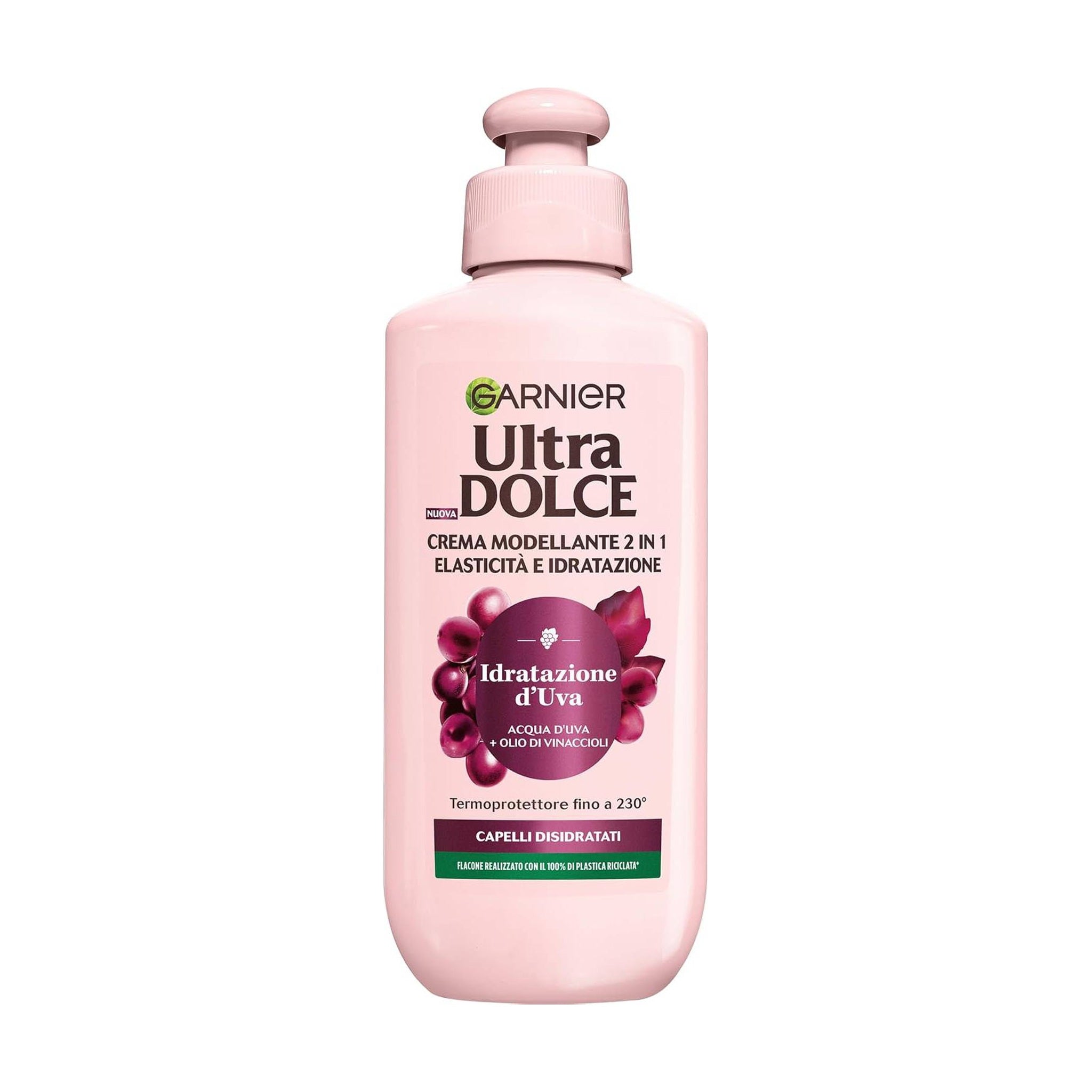GARNIER ULTRA DOLCE IDRATAZIONE D'UVA CREMA MODELLANTE 2 IN 1 200 ML