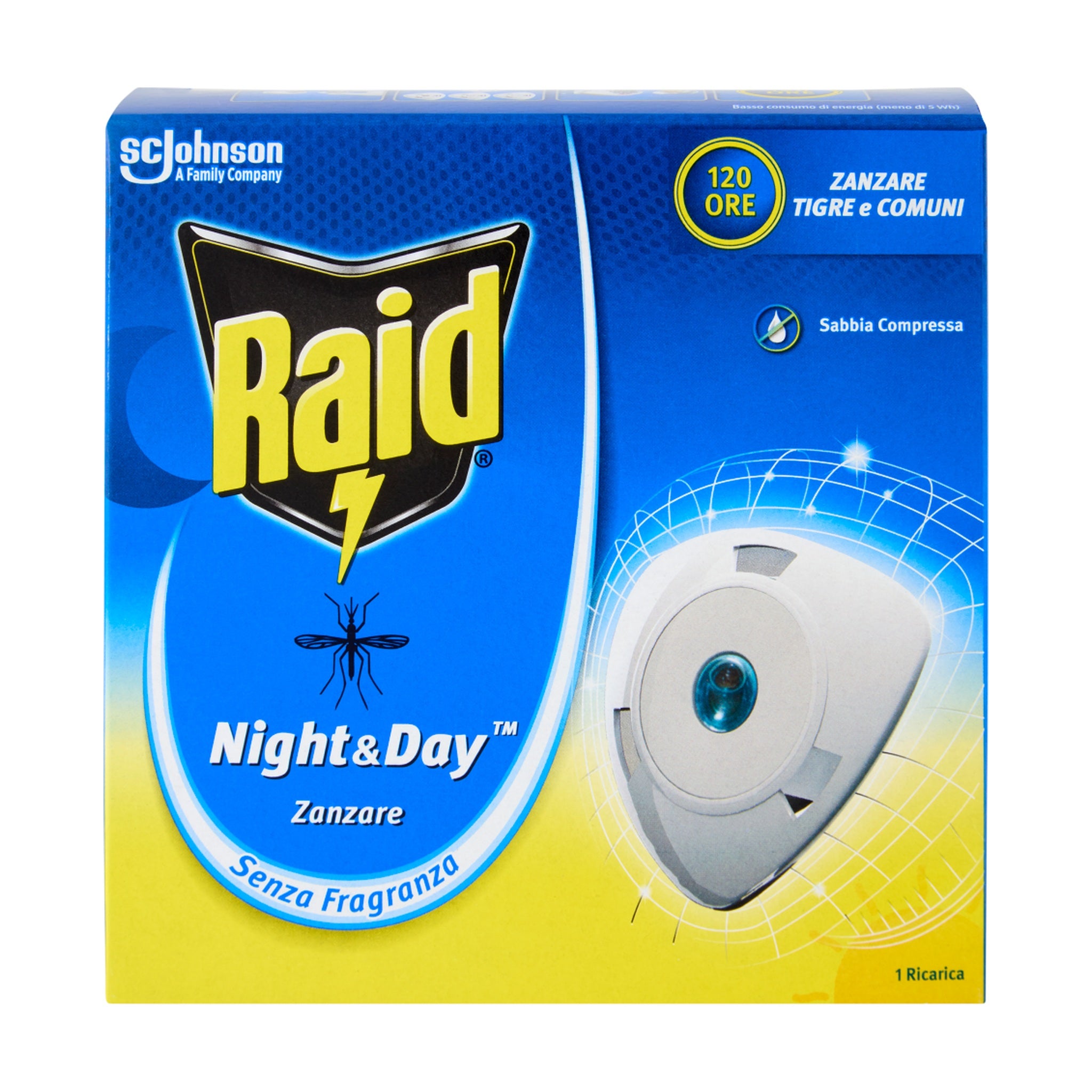 RAID NIGHT&DAY ANTIZANZARE RICARICA