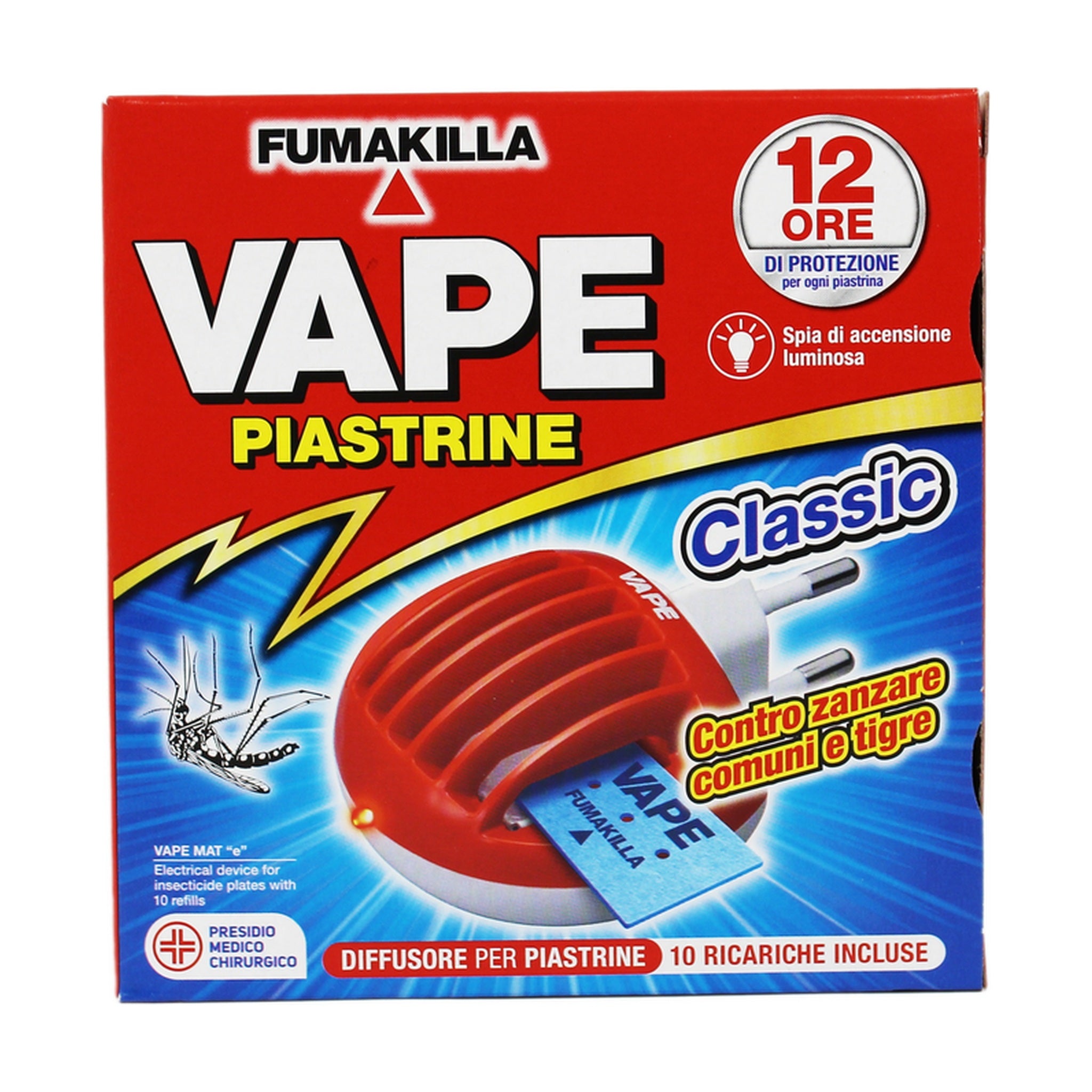 VAPE PIASTRINE ANTIZANZARE + DIFFUSORE
