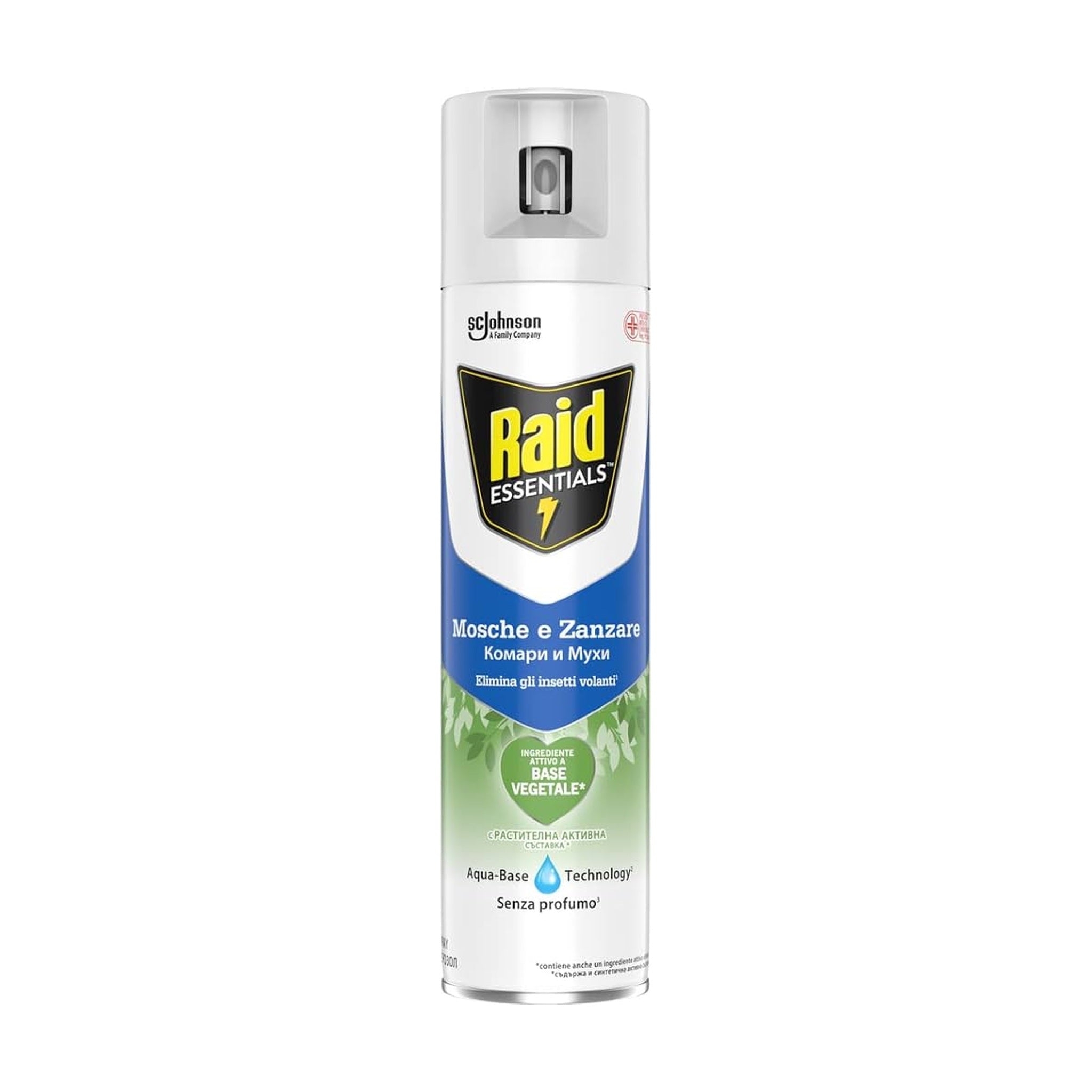 RAID ESSENTIAL INSETTICIDA MOSCHE E ZANZARE 400 ML