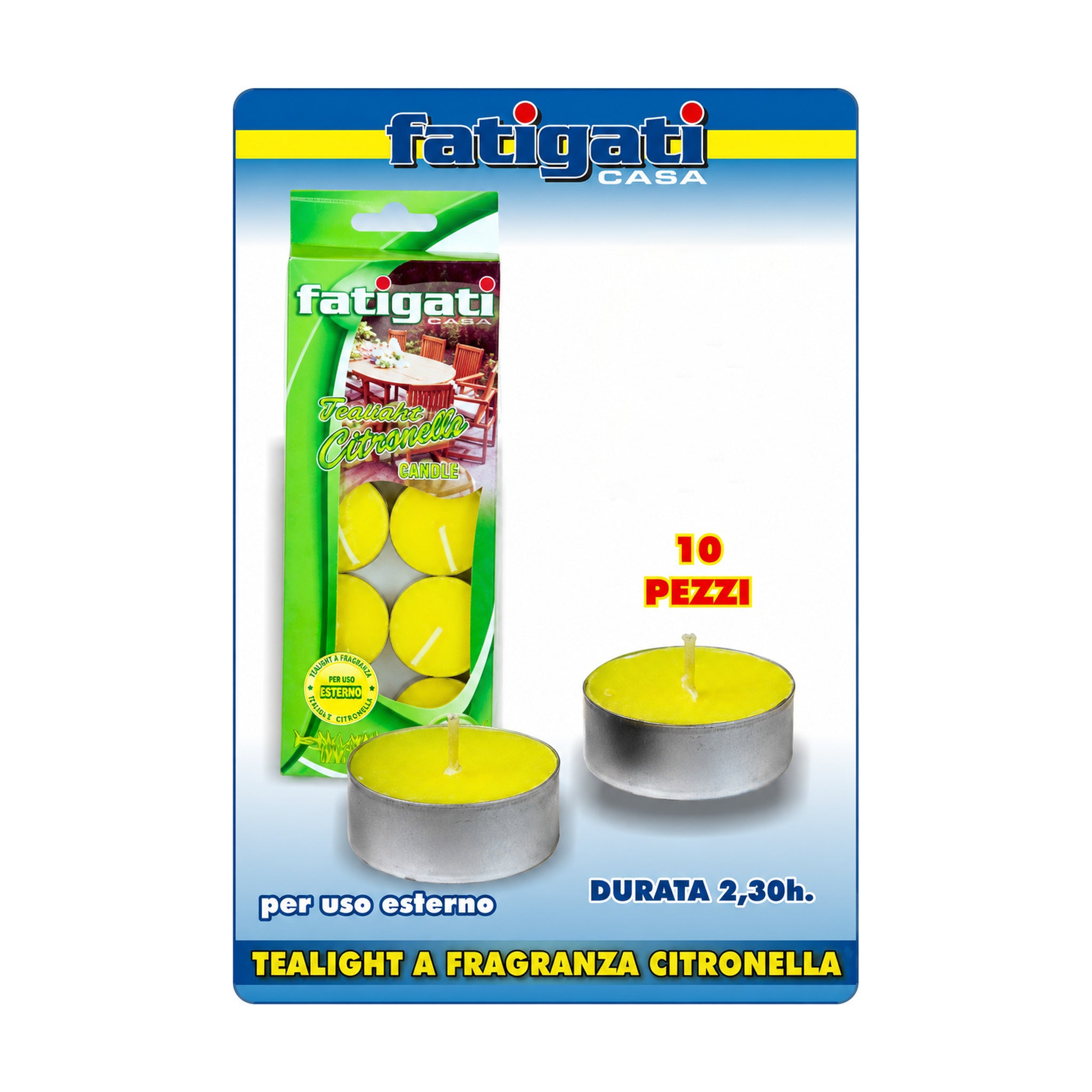 FATIGATI CANDELE ALLA CITRONELLA