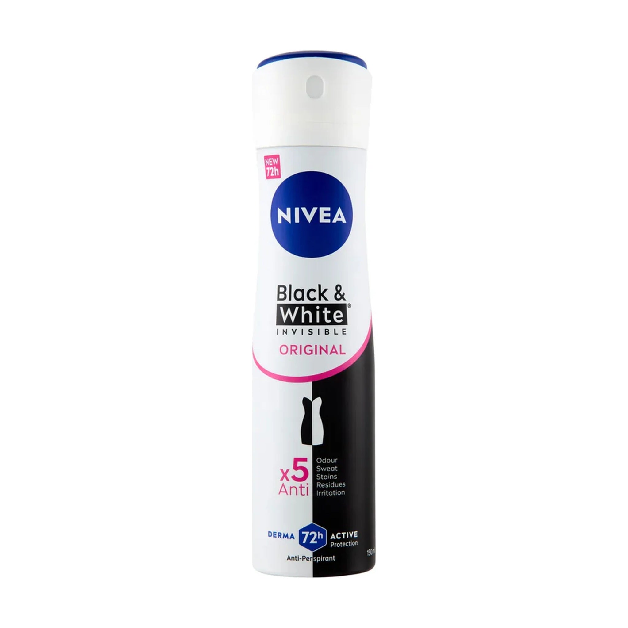 NIVEA DEO SPRAY BLACK & WHITE INVISIBLE 150 ML