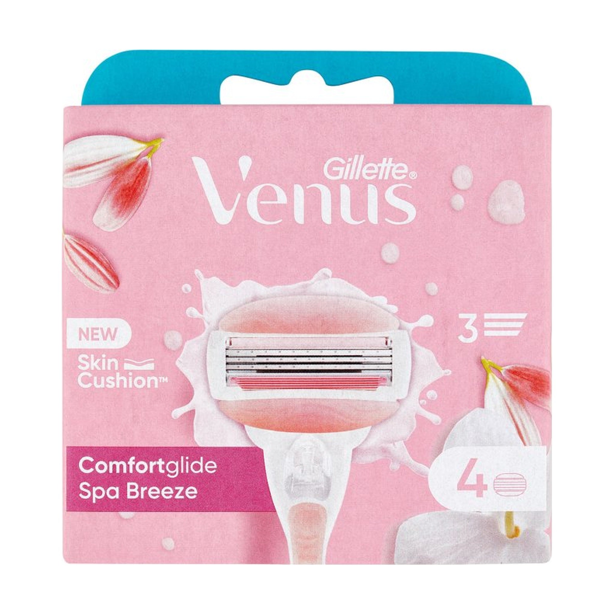 GILLETTE VENUS COMFORTGLIDE SPA BREEZE 3LAME X4RIC