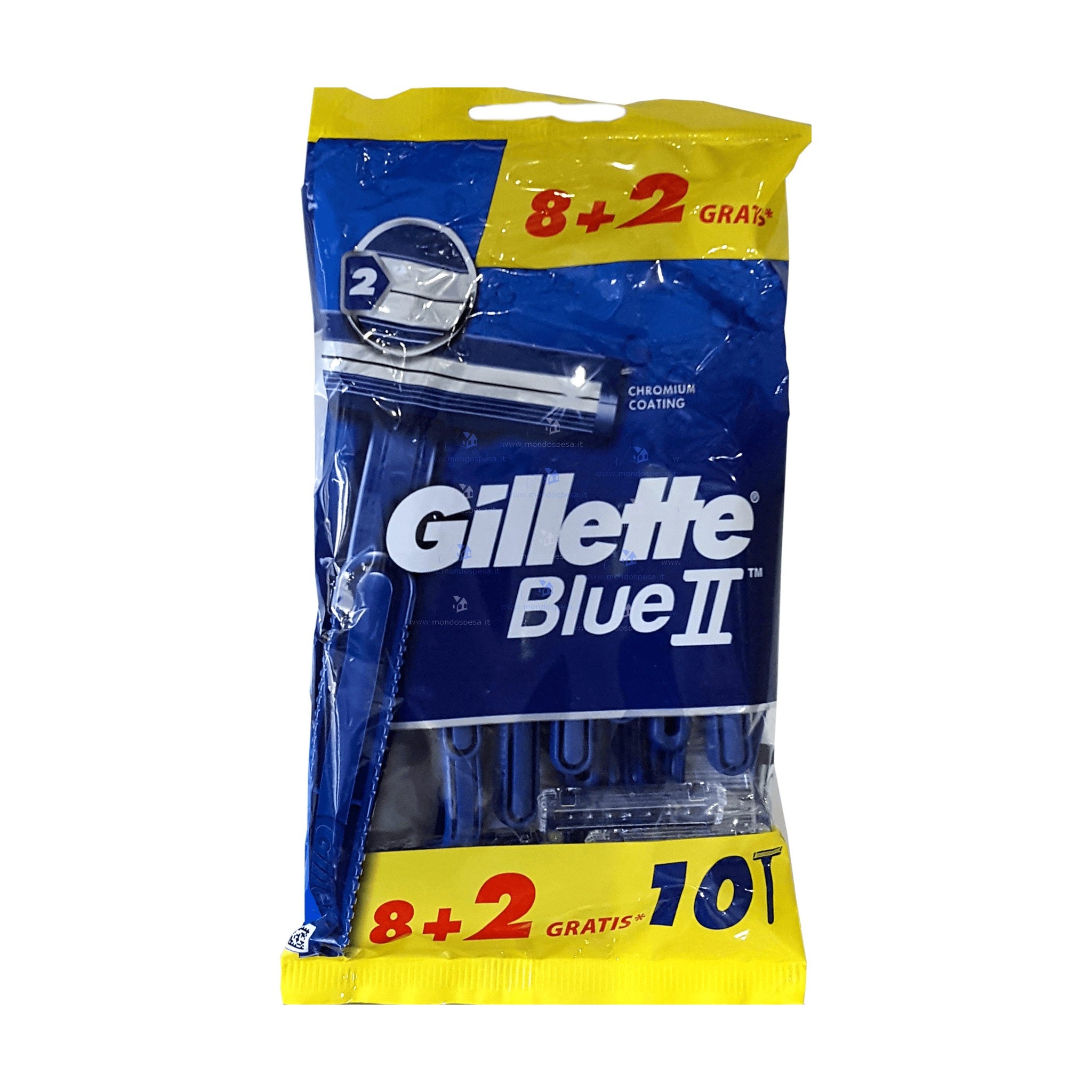 GILLETTE BLUE II X10 RASOI