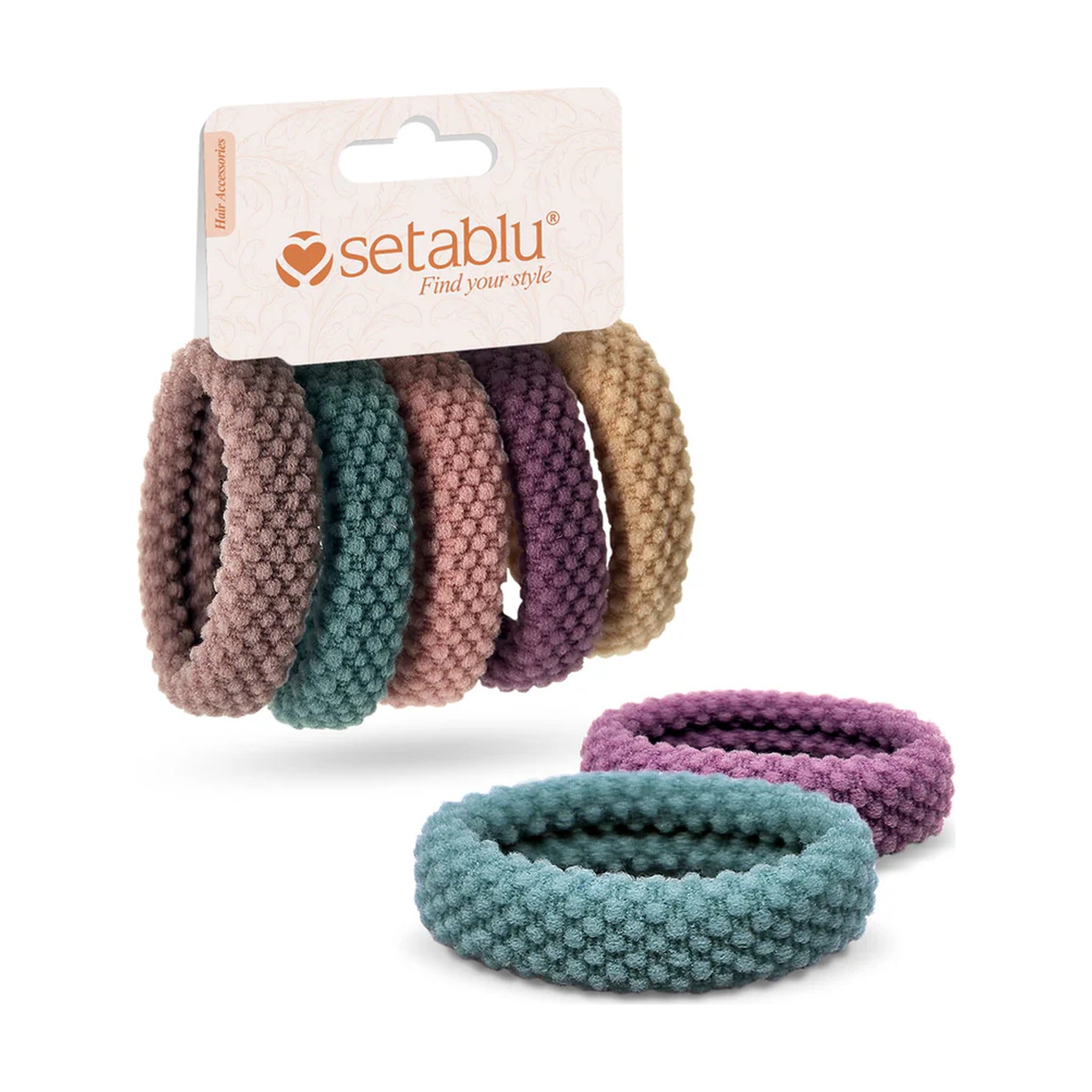 SETABLU ELASTICI PER CAPELLI X5