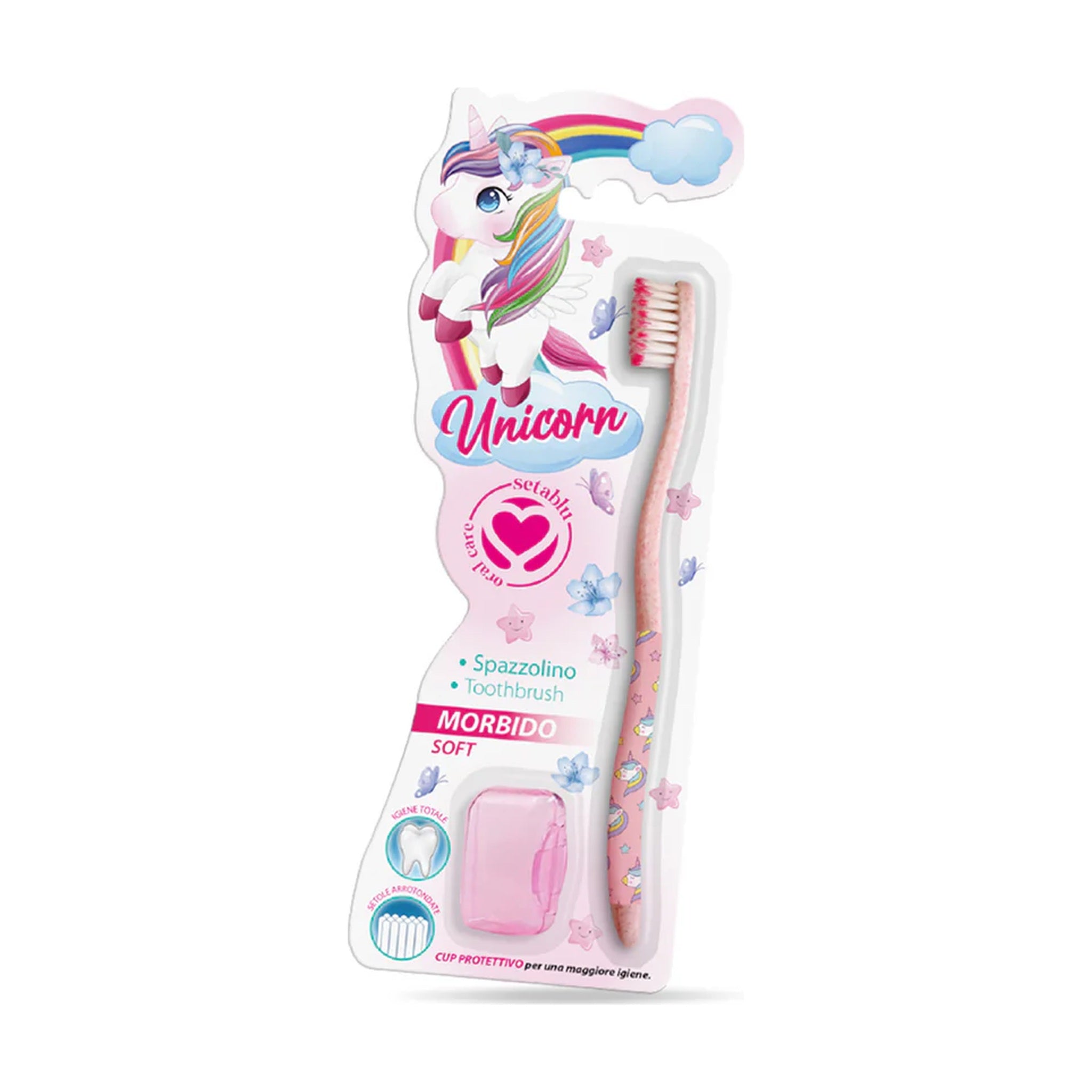 SETABLU SPAZZOLINO UNICORNO+CAP