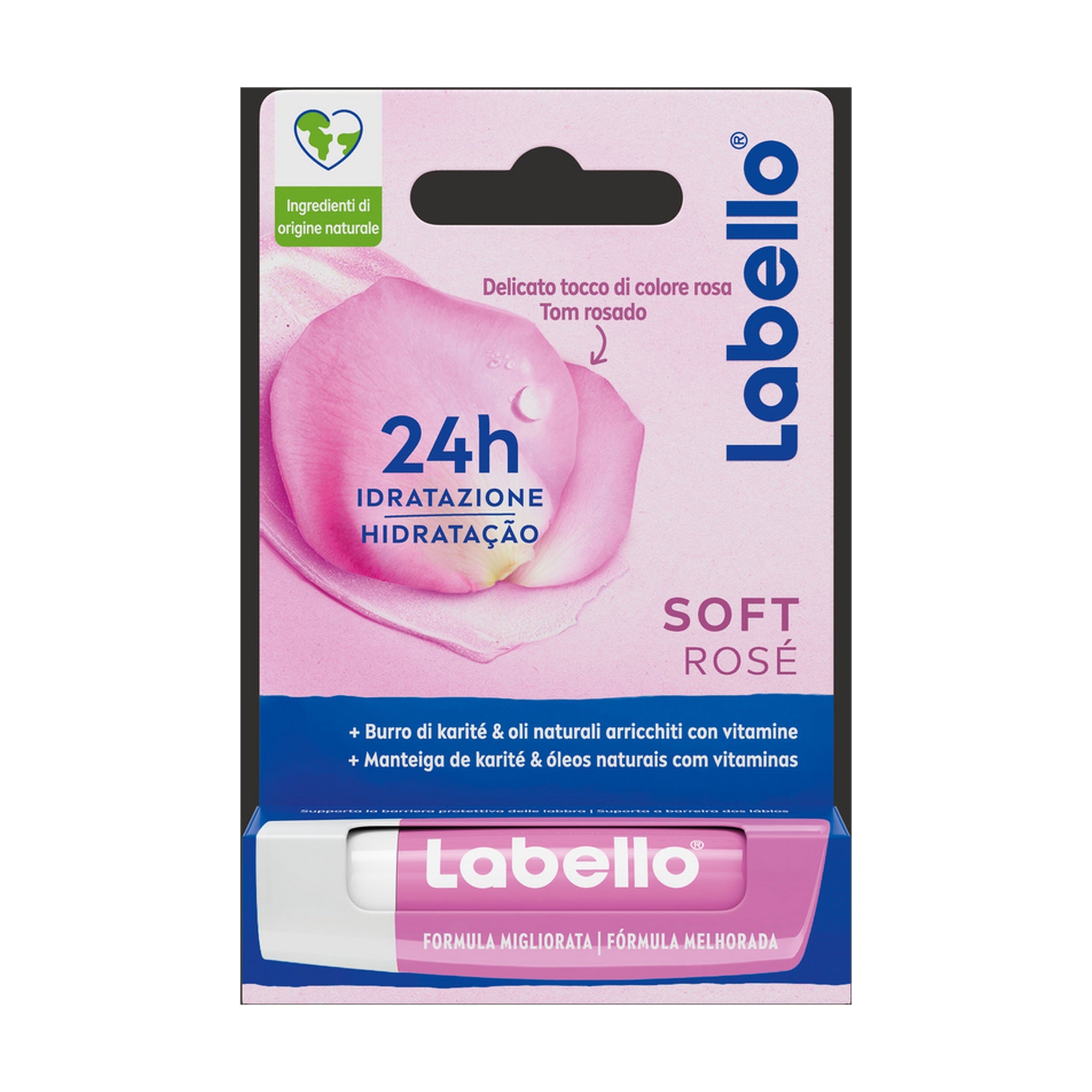 LABELLO BURRO LABBRA SOFT ROSE’ 4,8 GR