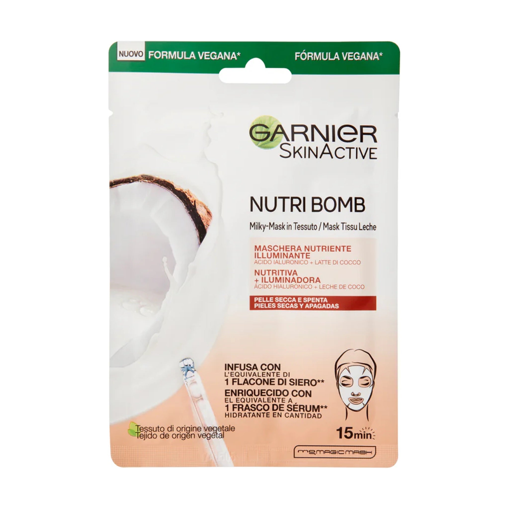 GARNIER SKINACTIVE MASCHERA VISO NUTRI BOMB PELLE SECCHE E SPENTE