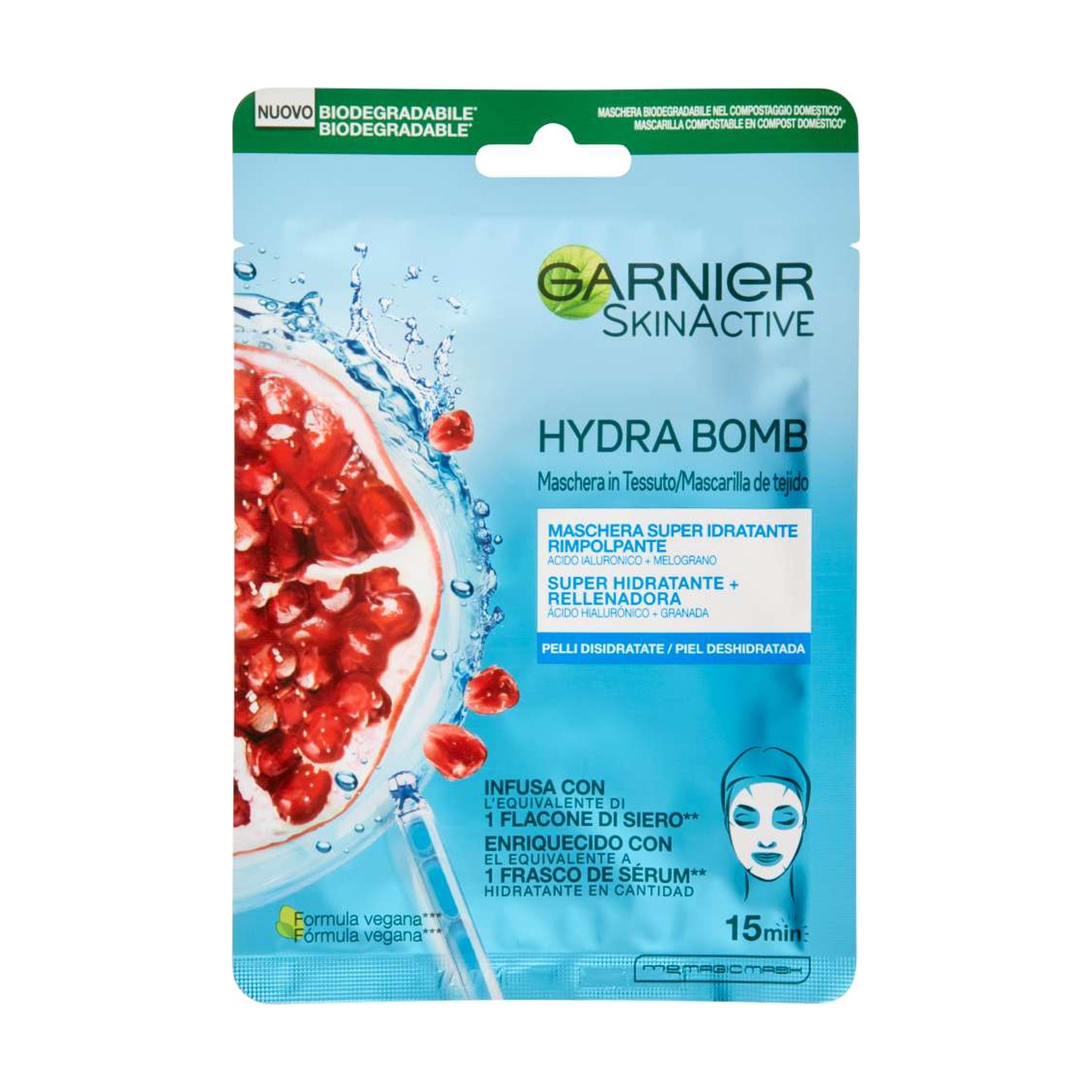GARNIER SKINACTIVE MASCHERA VISO HYDRA BOMB PELLI DISIDRATATE
