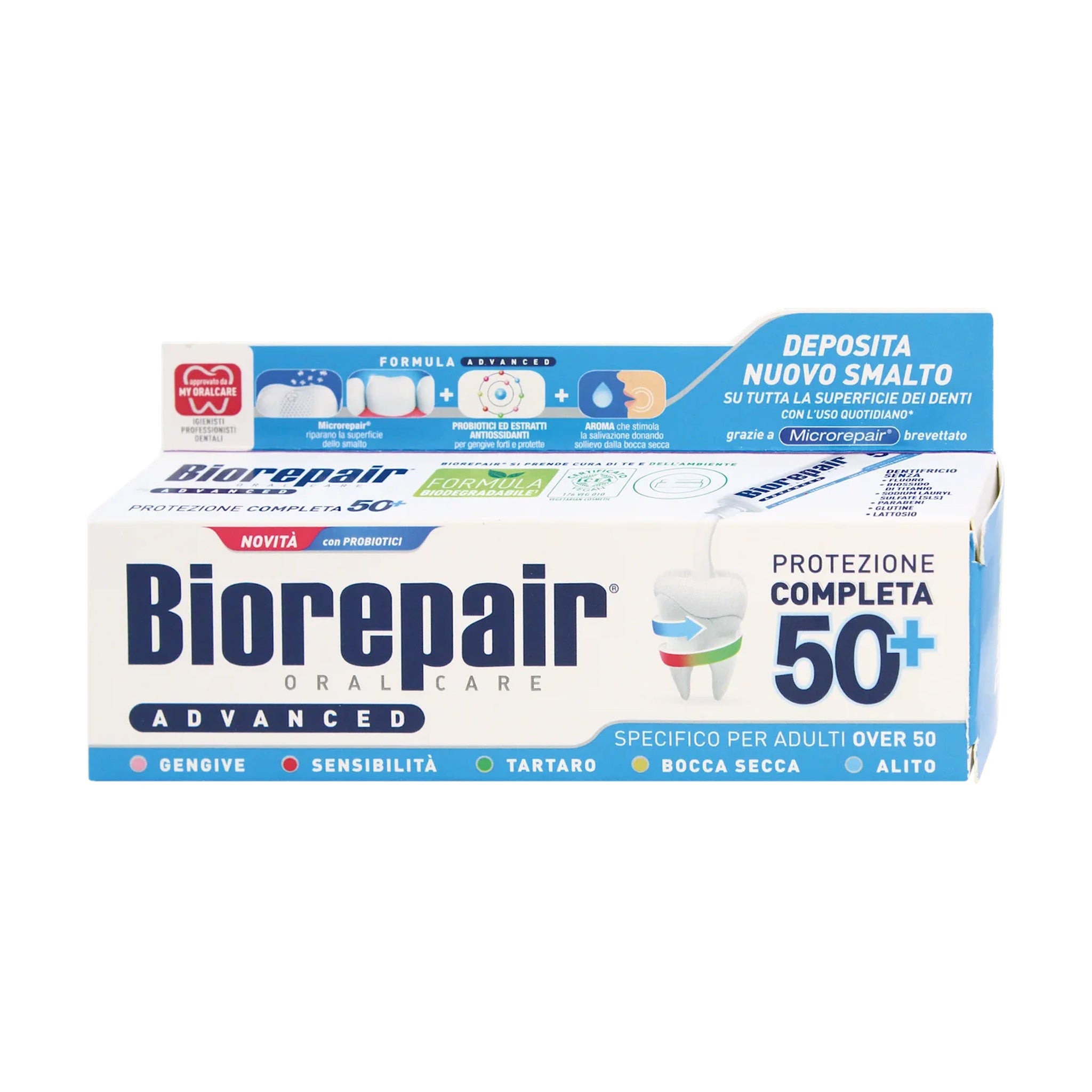 BIOREPAIR DENTIFRICIO PROTEZIONE COMPLETA 50+ 75 ML