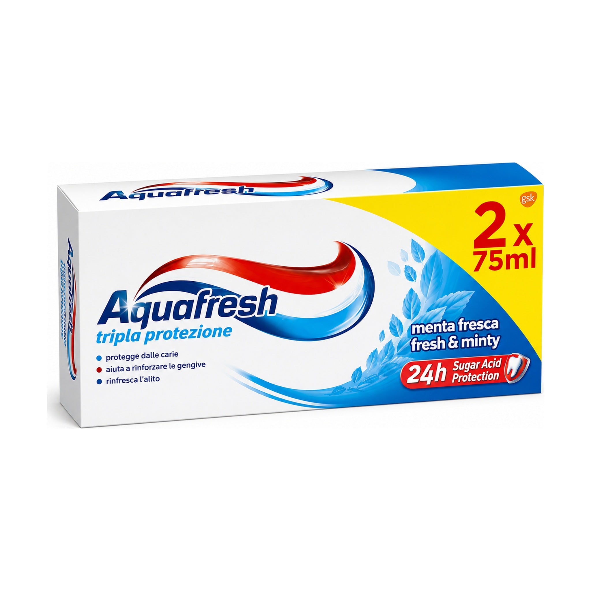 AQUAFRESH DENTIFRICIO TRIPLA AZIONE X2