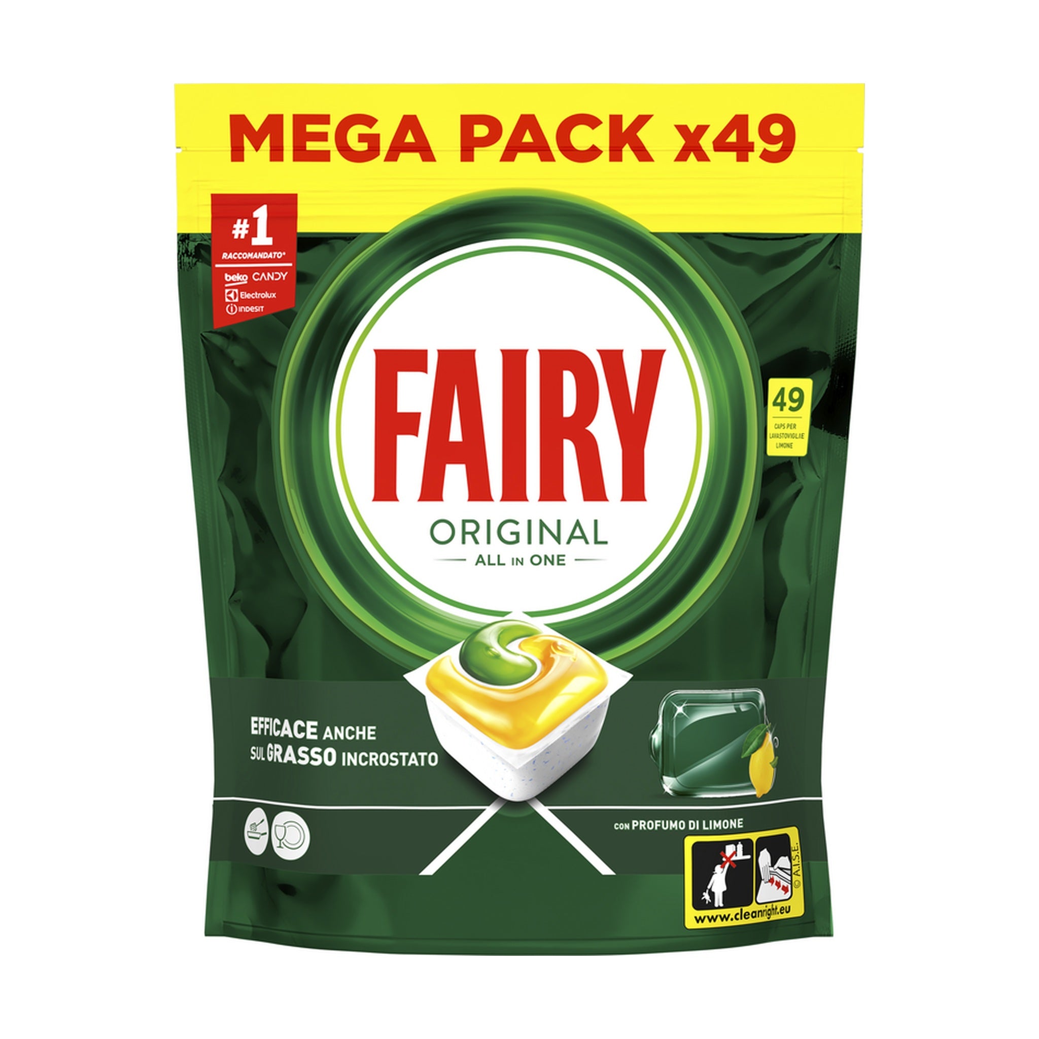 FAIRY TABS ORIGINAL ALL IN ONE LIMONE X49