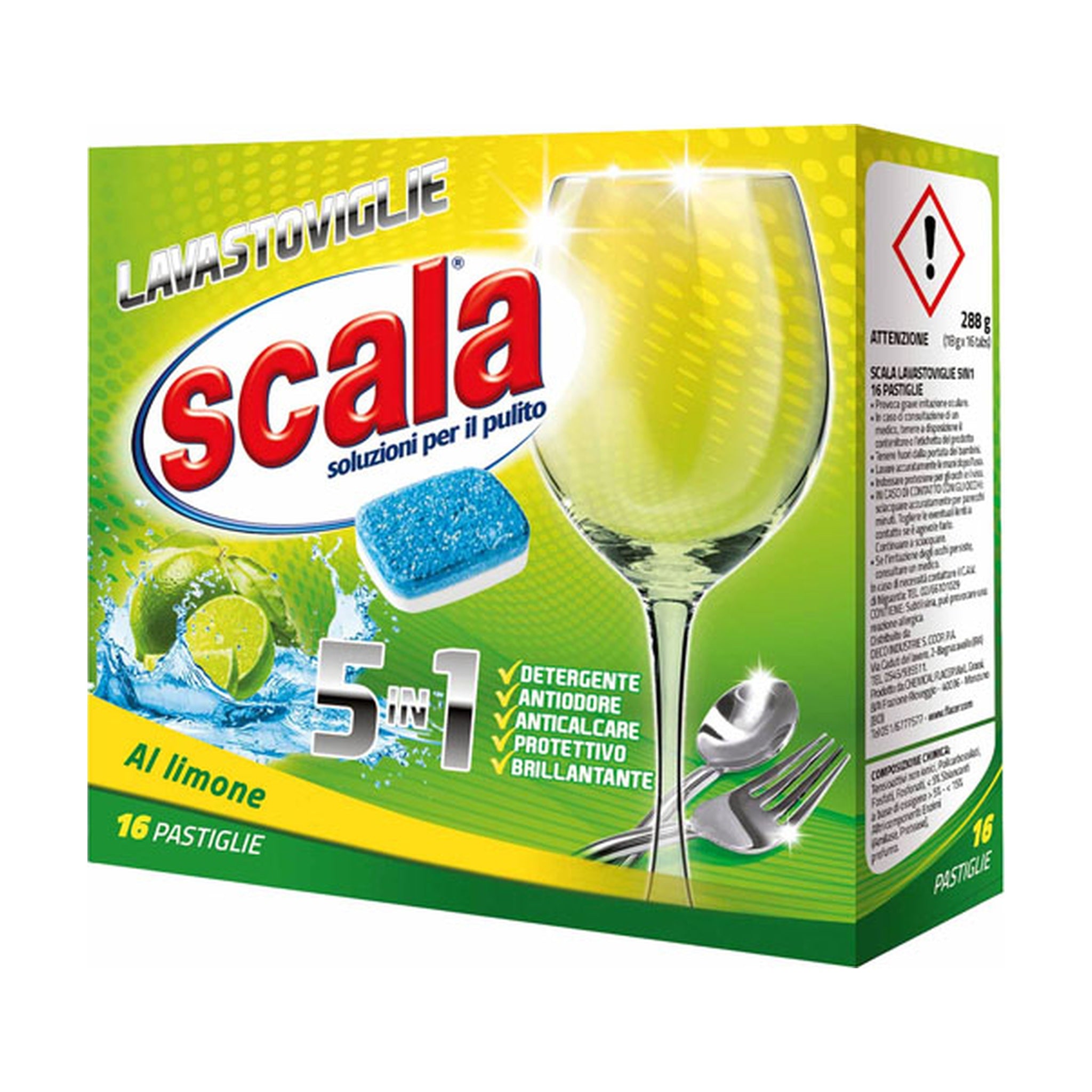 SCALA PASTIGLIE LAVASTOVIGLIE X16