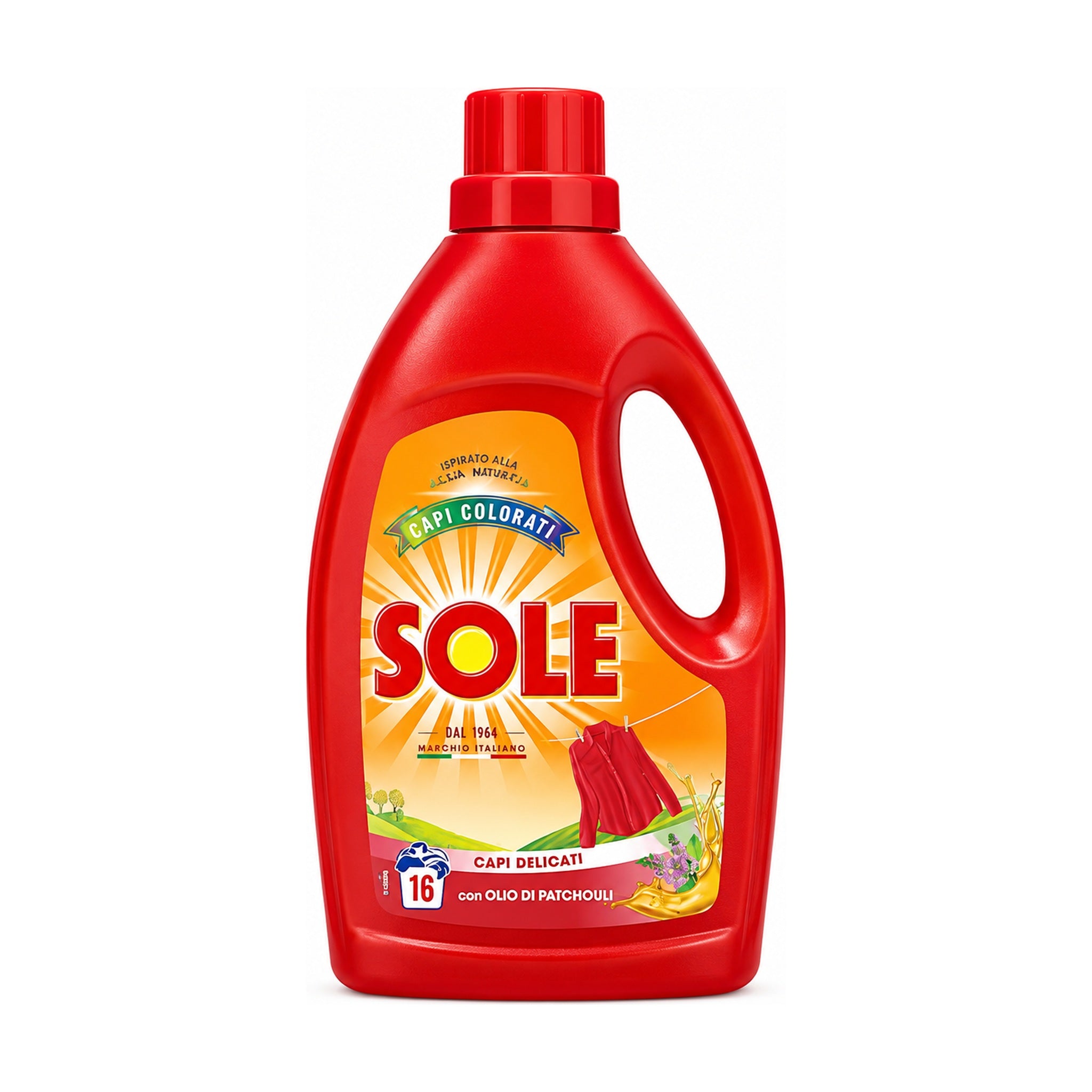 SOLE CAPI DELICATI COLORATI 16 LAVAGGI