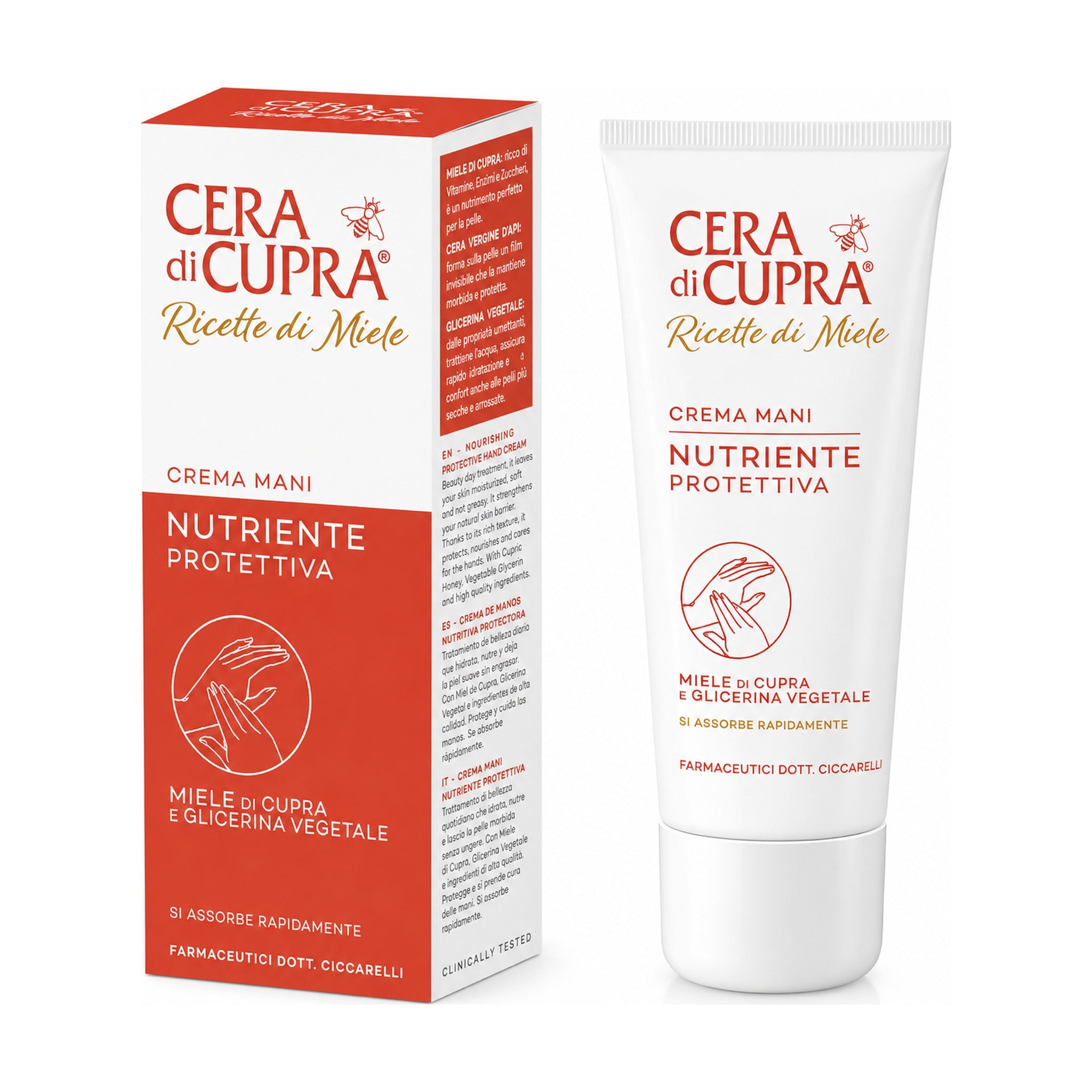 CERA DI CUPRA MANI RICETTA DI MIELE 75 ML