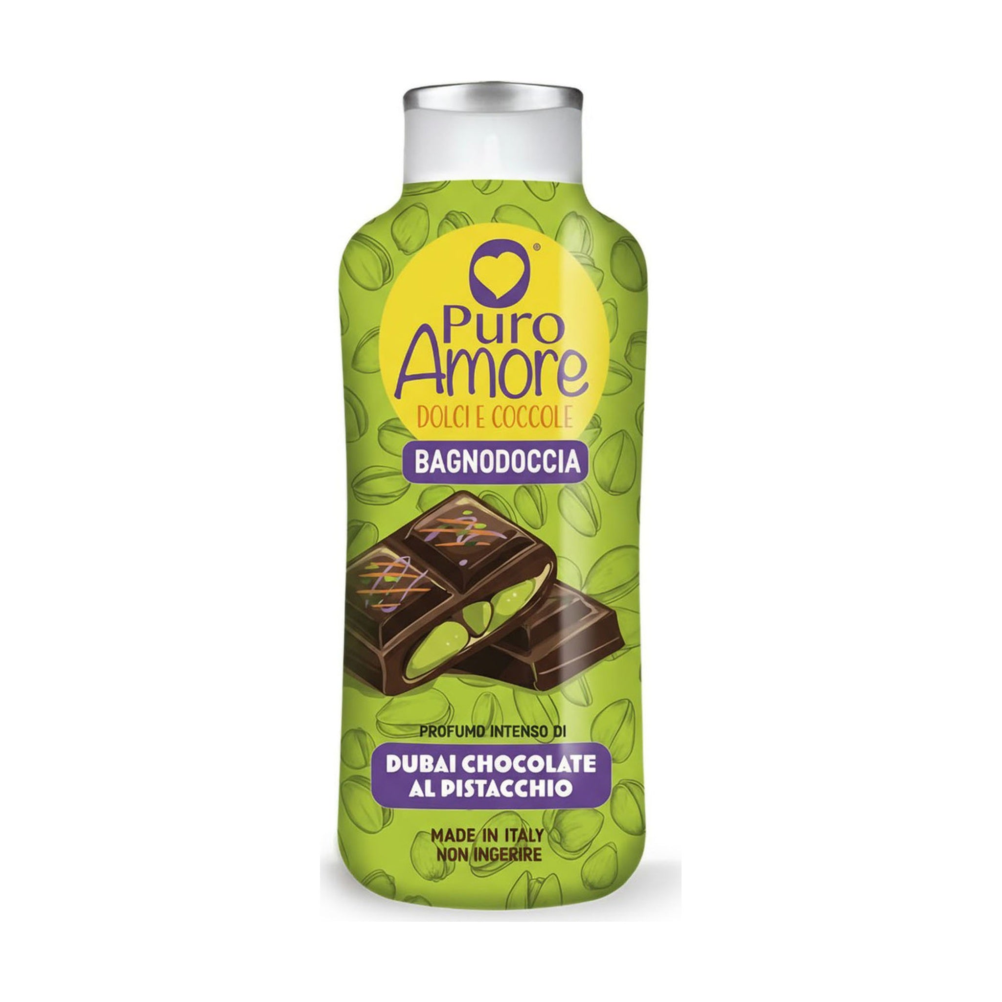 PURO AMORE BAGNODOCCIA DUBAI CHOCOLATO AL PISTACCHIO 650 ML