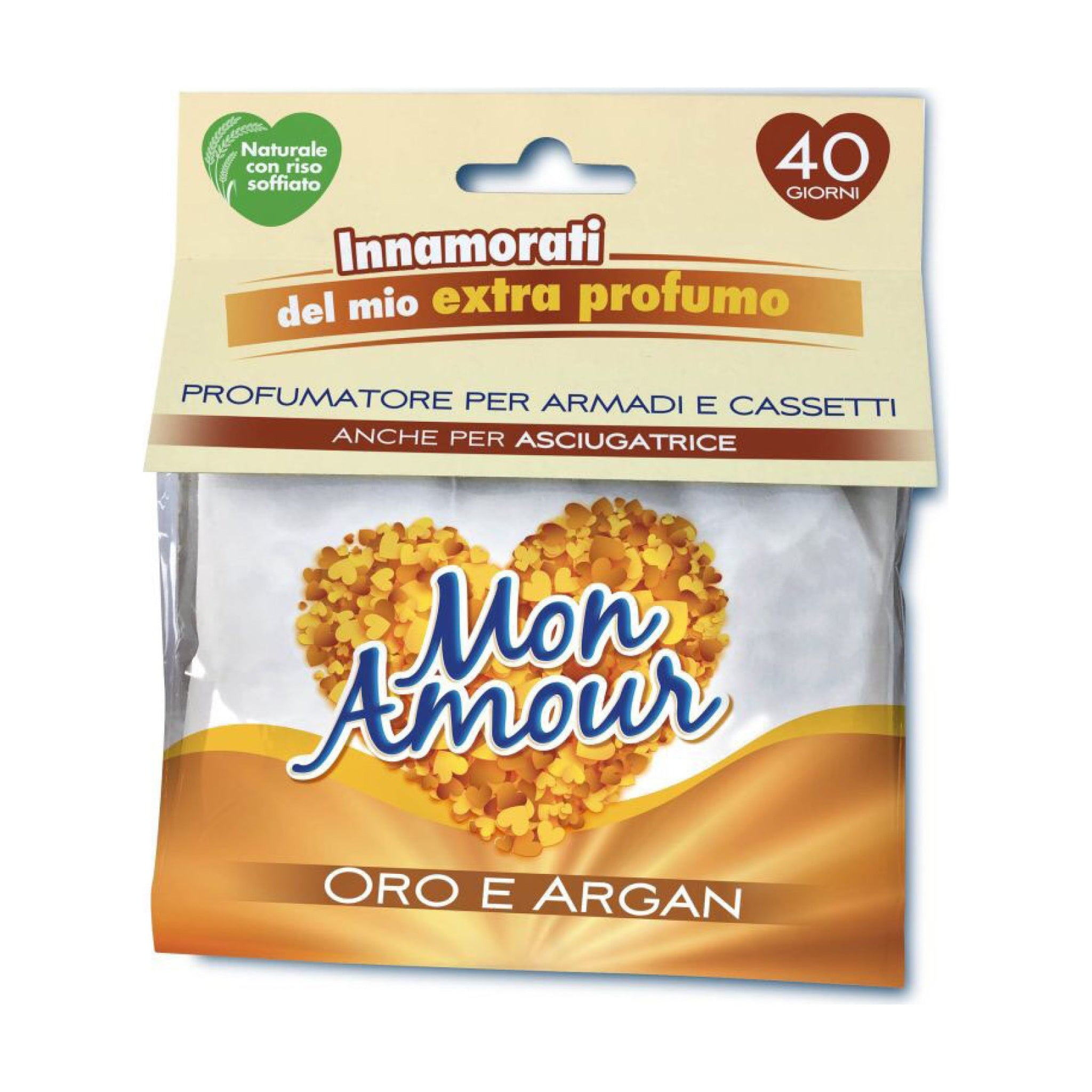 MON AMOUR SACCHETTI PROFUMATI ORO 12 GR