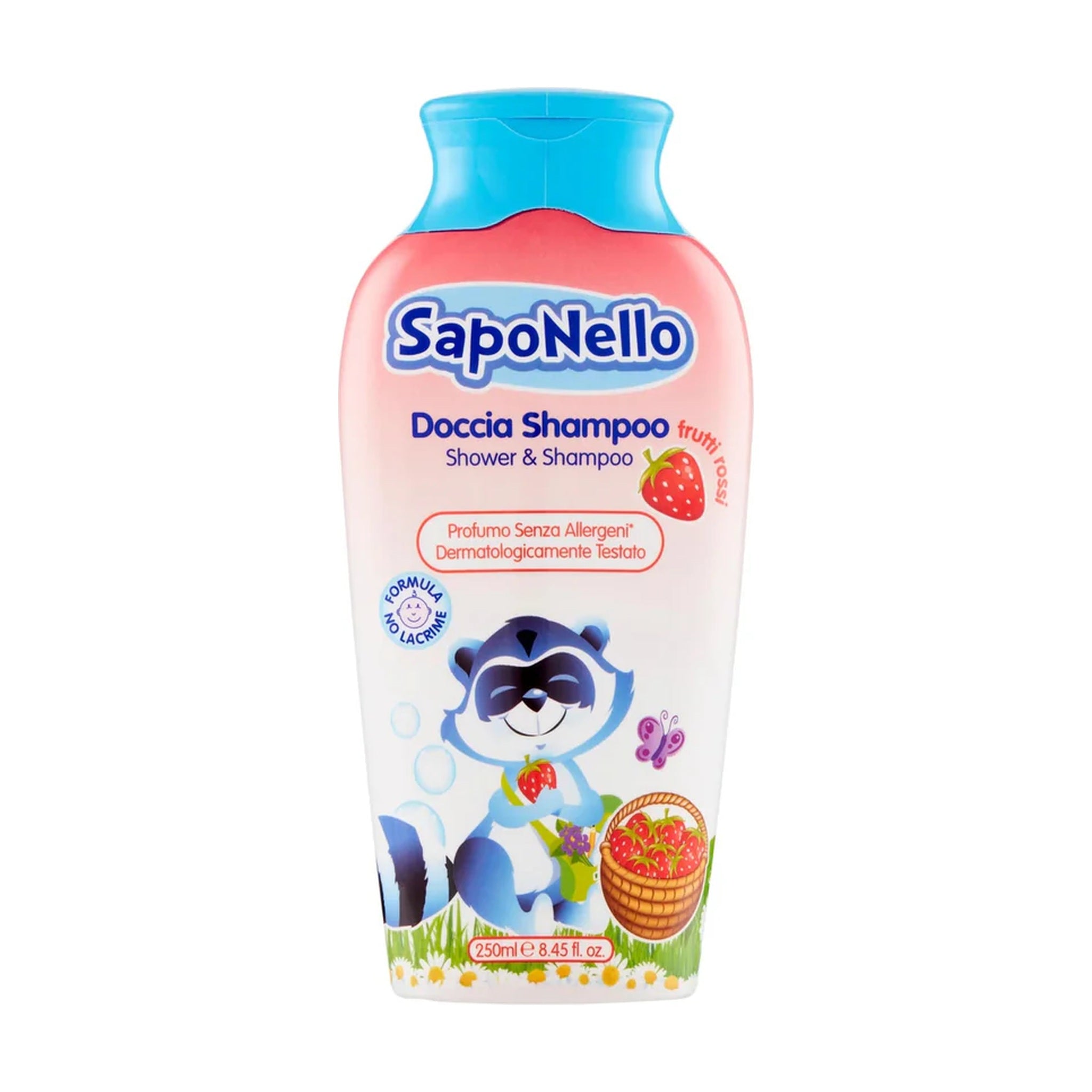 SAPONELLO DOCCIA SHAMPOO FRUTTI ROSSI 250 ML