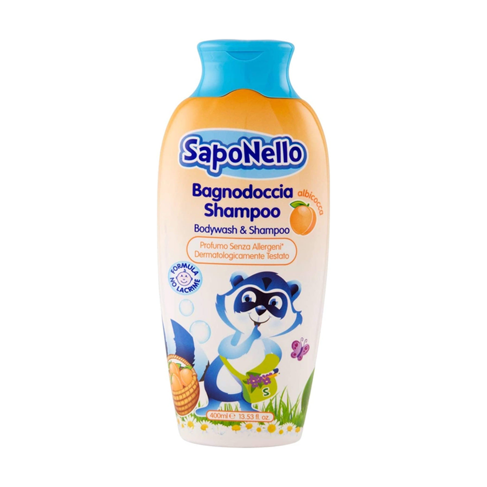 SAPONELLO DOCCIA SHAMPOO ALBICOCCA 400 ML