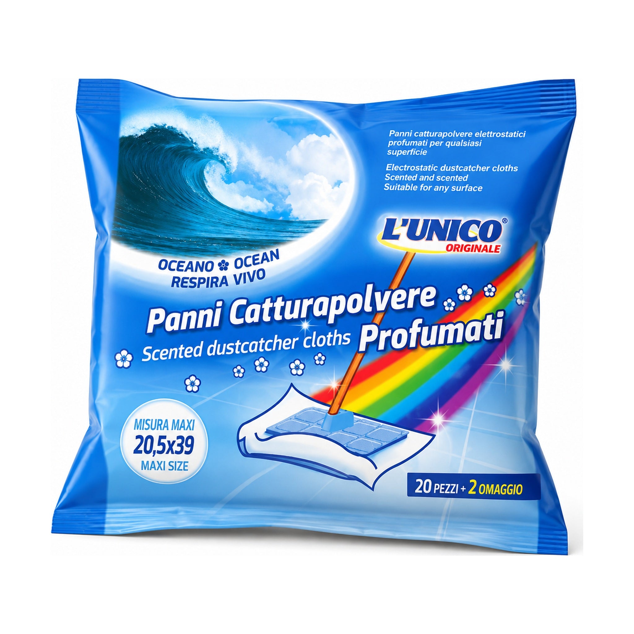 L’UNICO PANNI CATTURAPOLVERE OCEANO