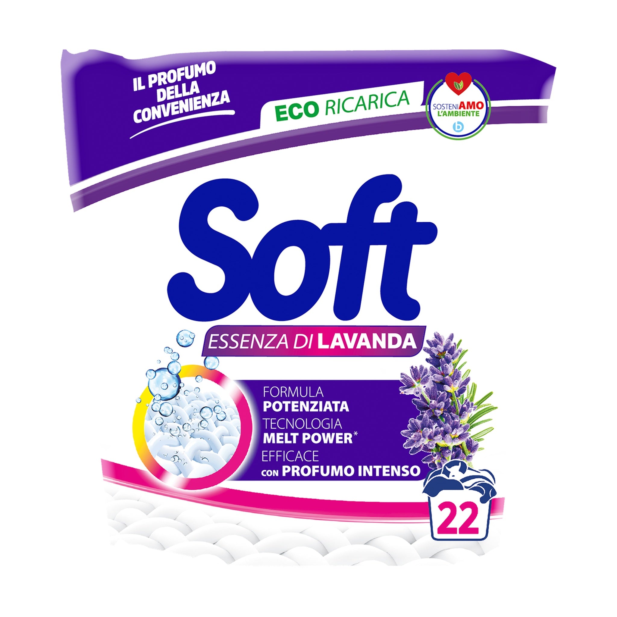 SOFT LAVANDA 22 LAVAGGI