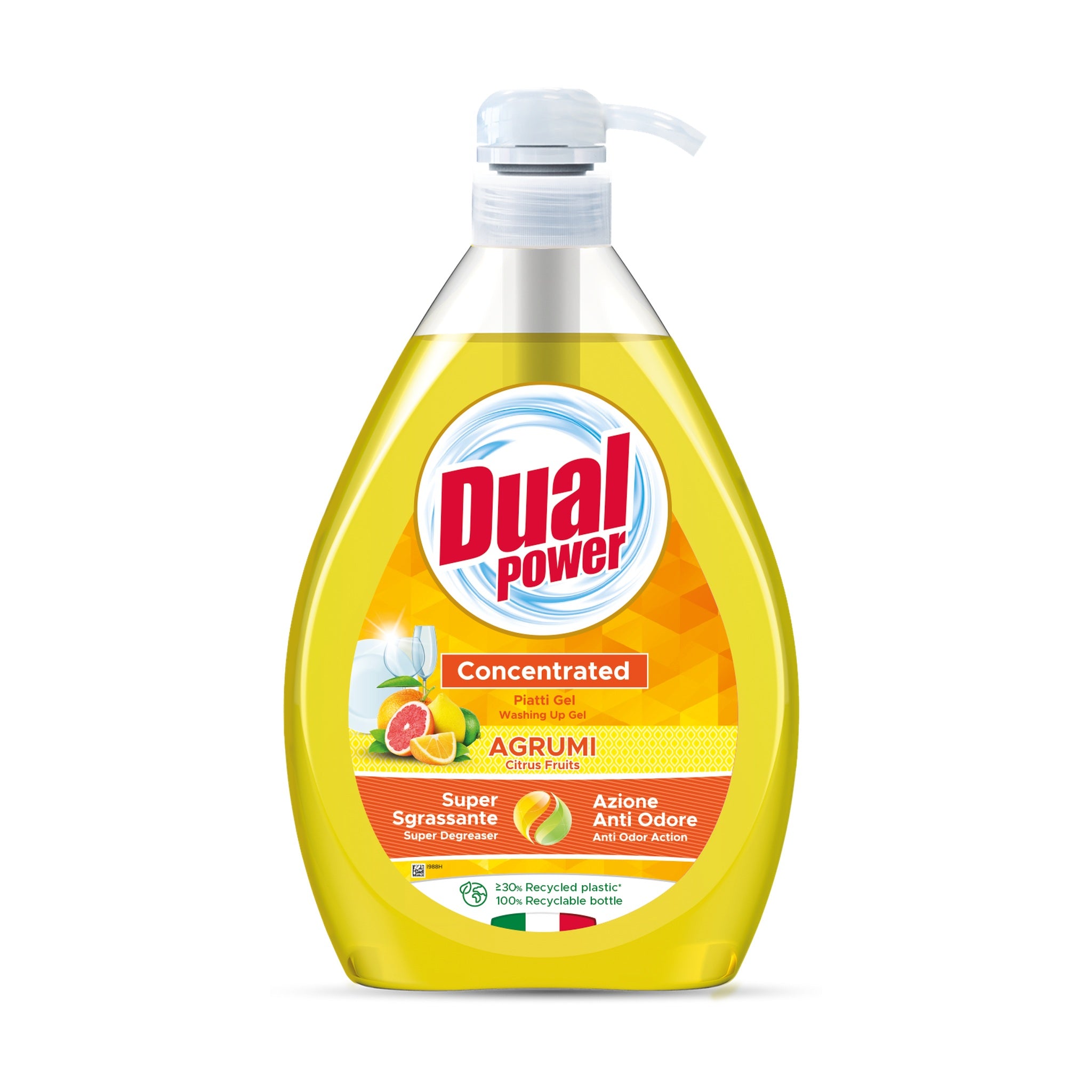 DUAL PIATTI GEL CONCENTRATO AGRUMI 1 LT