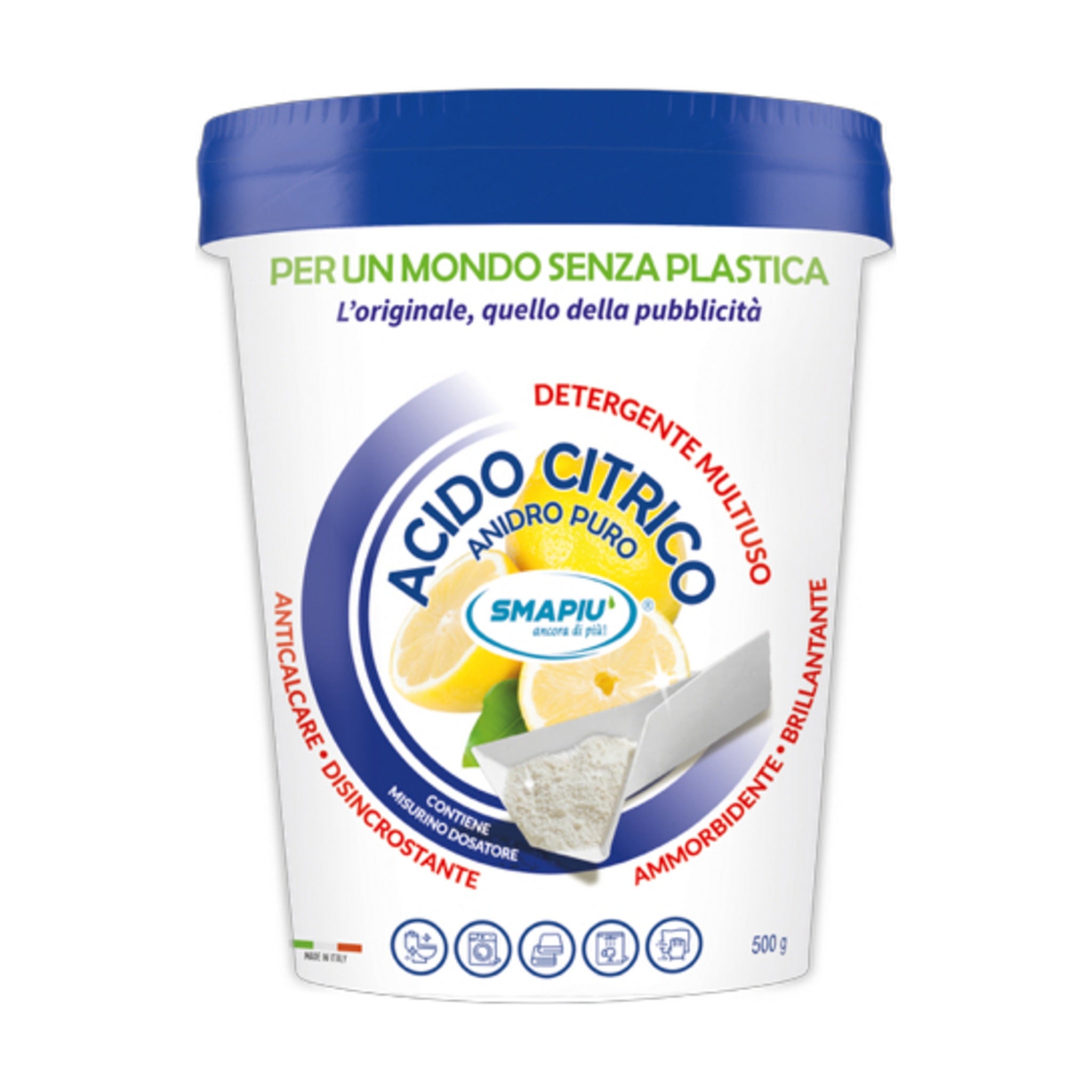 SMAPIU'ACIDO CITRICO ANIDRO PURO GR.500