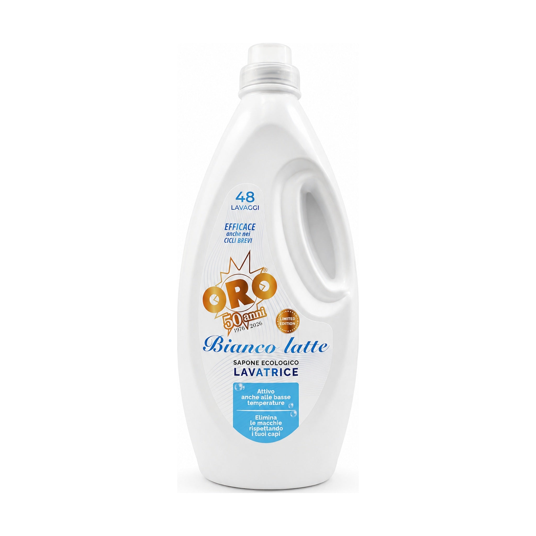 ORO "50 ANNI" LIQUIDO LAVATRICE BIANCO LATTE 48 MISURINI
