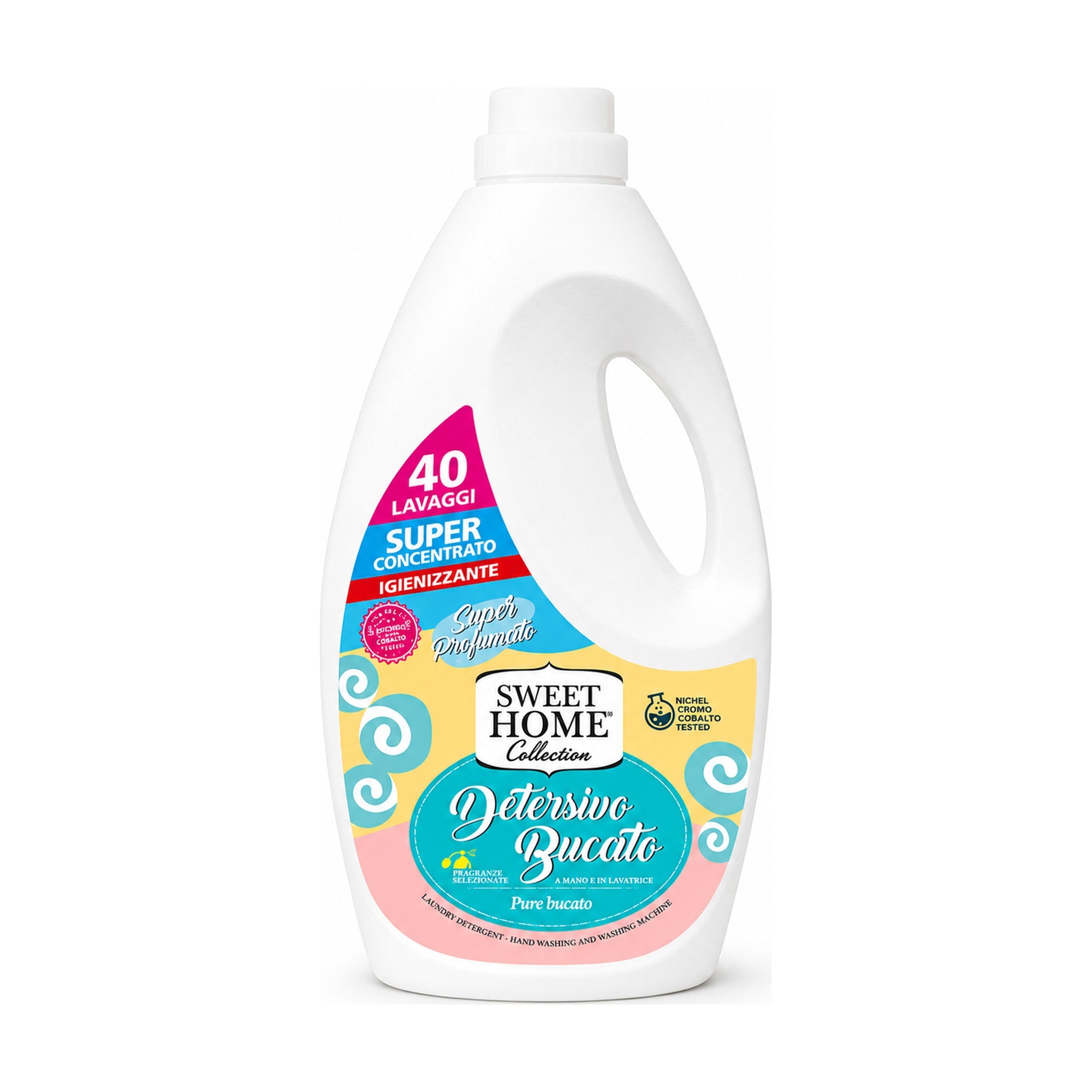 SWEET HOME DETERSIVO LIQUIDO PURO BUCATO 40 MISURINI