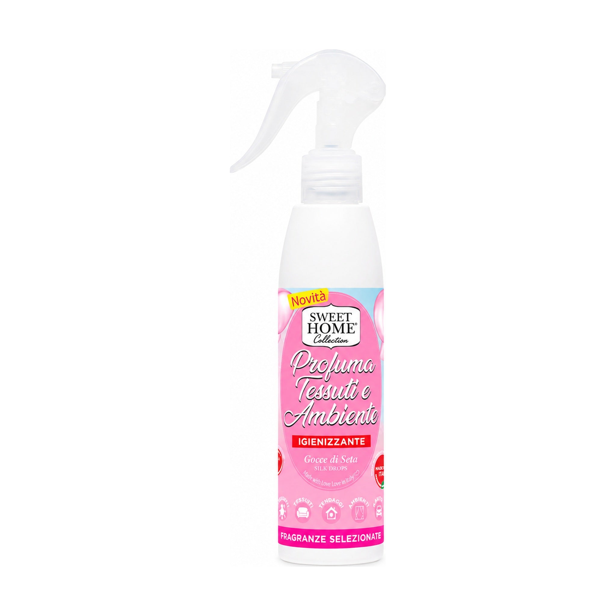 SWEET HOME PROFUMA TESSUTI GOCCE SETA 250 ML