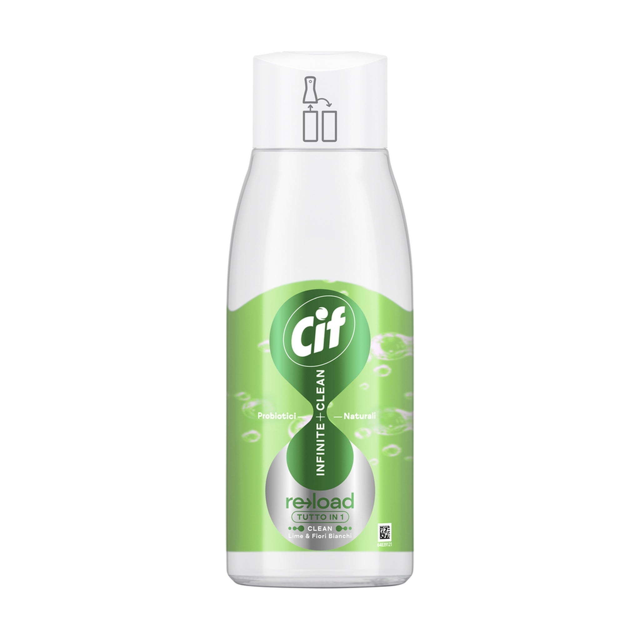 CIF RICARICA MULTIUSO LIME & FIORI BIANCHI 590 ML