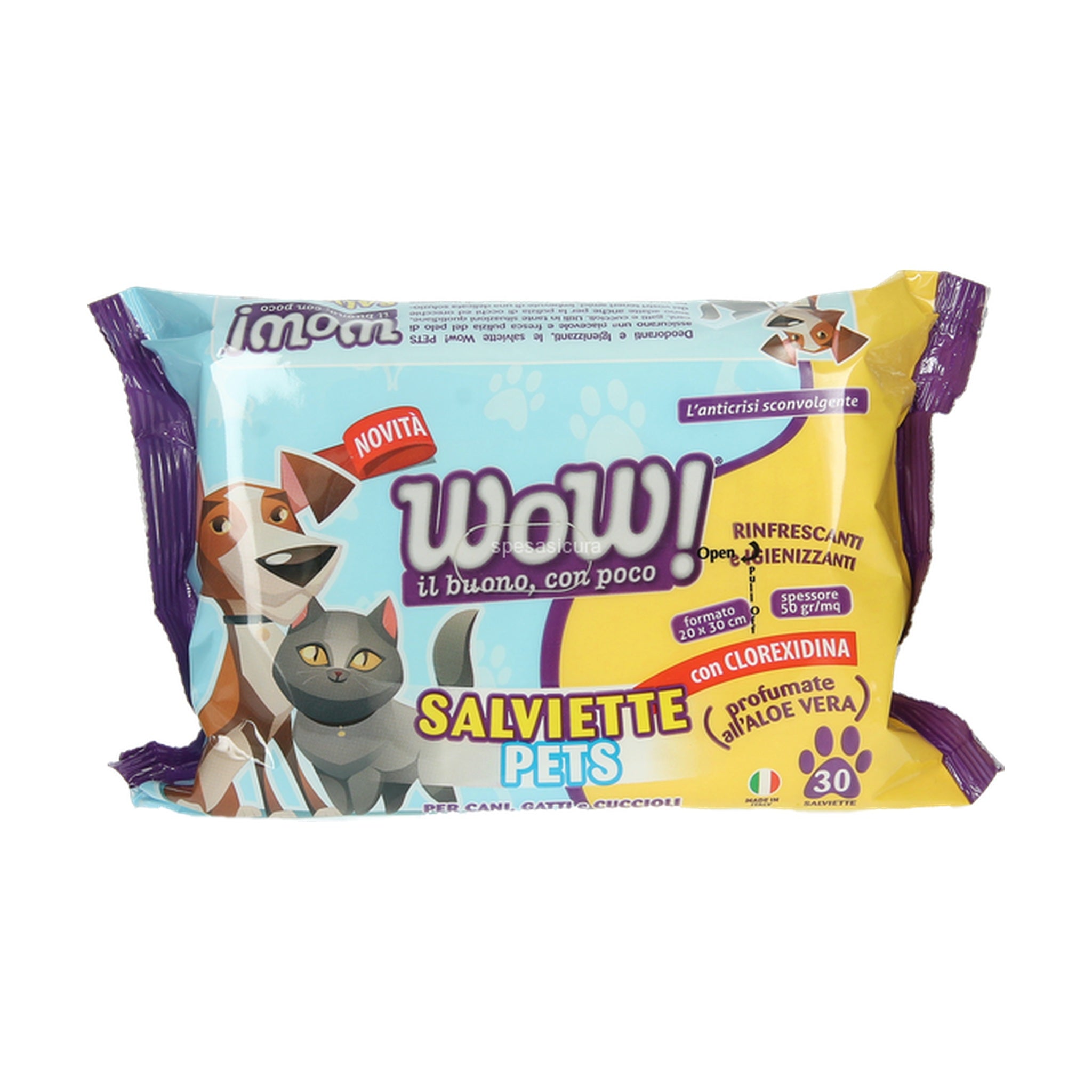 WOW SALVIETTINE ANIMALI 30 PZ