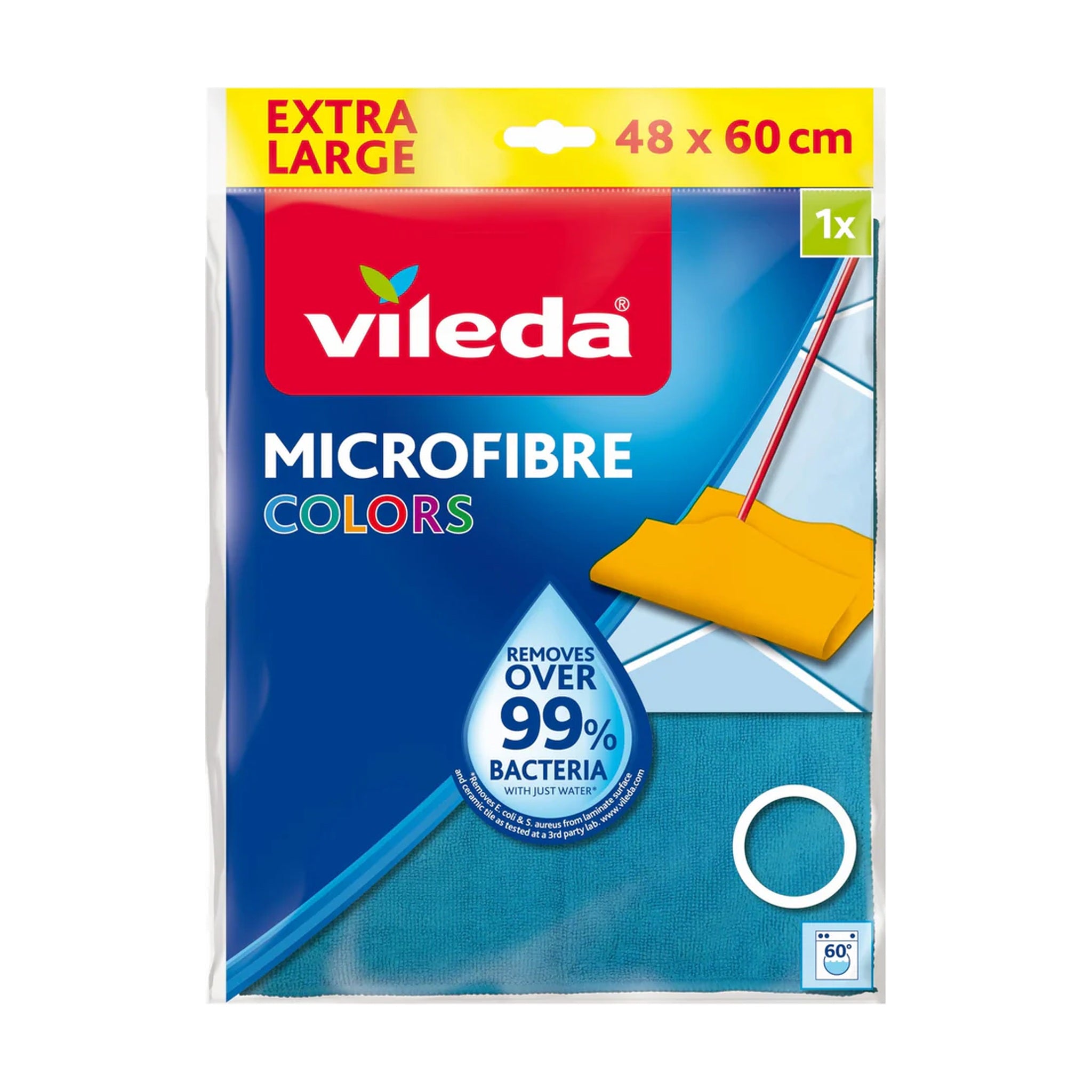 VILEDA COLORS PANNO MICROFIBRA PAVIMENTI 48X60CM
