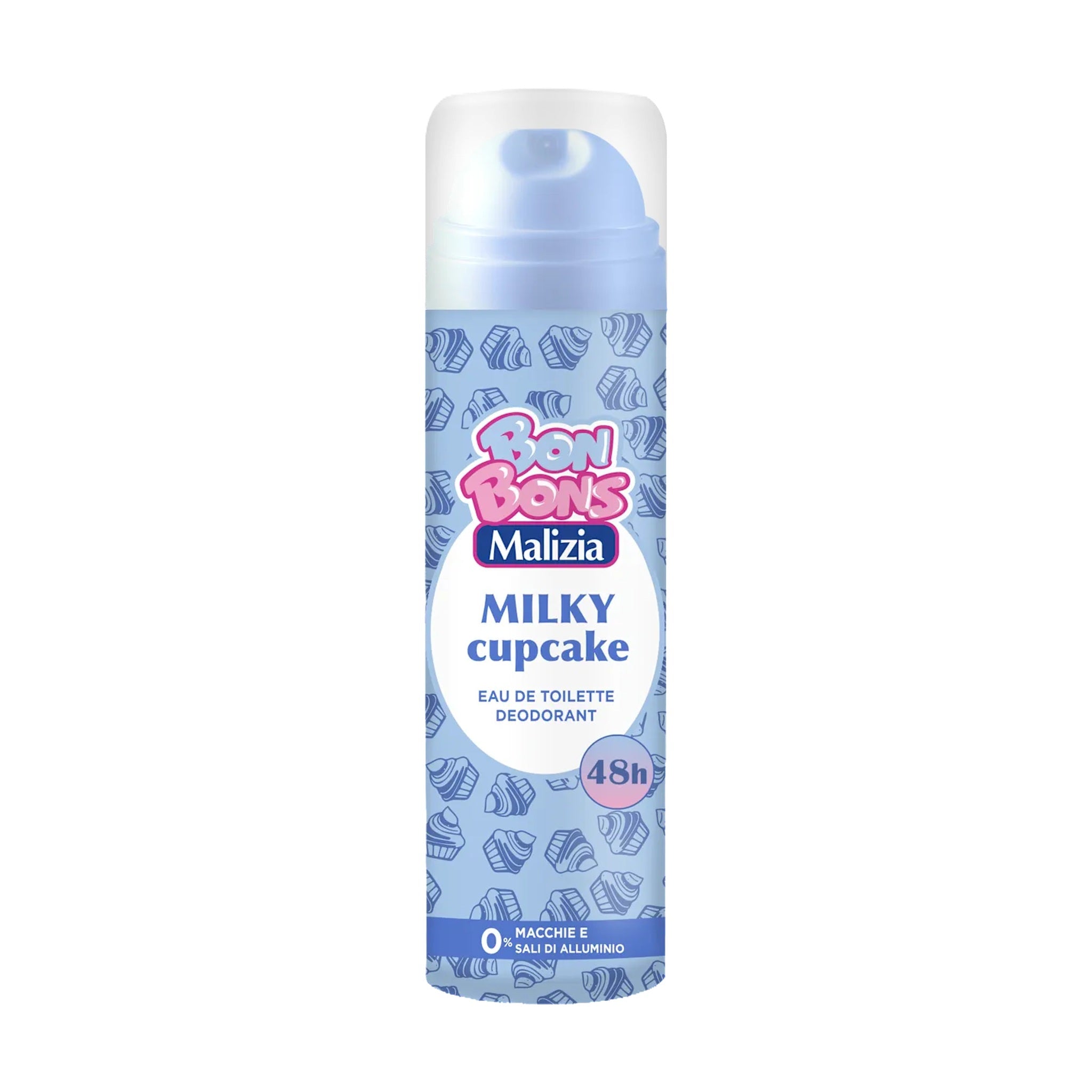 BONBONS MALIZIA DEO SPRAY PROFUMATO 100 ML 48H MILKY CUPCAKE