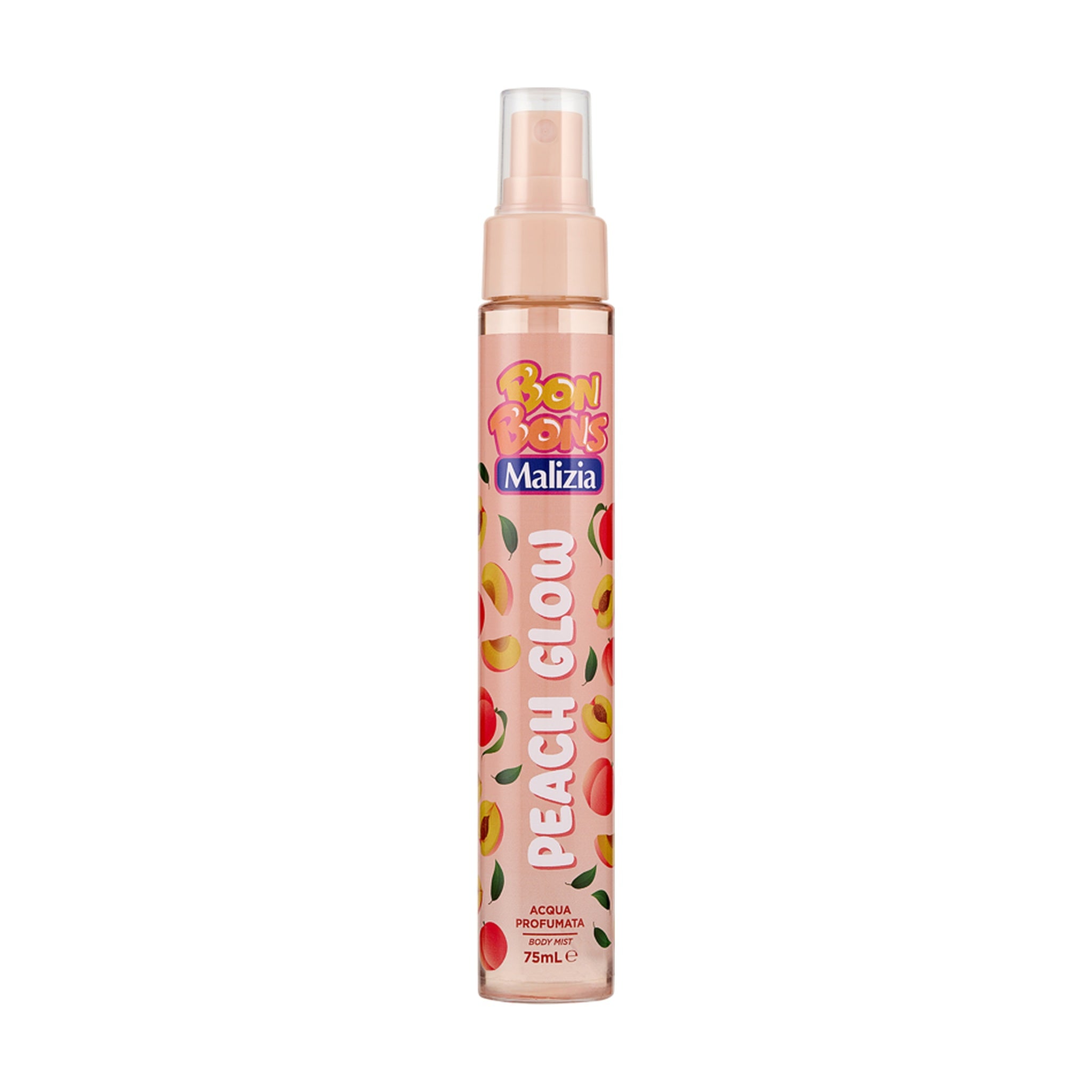 MALIZIA BON BONS ACQUA CORPO PROFUMATA SPRAY 75 ML PEACH GLOW